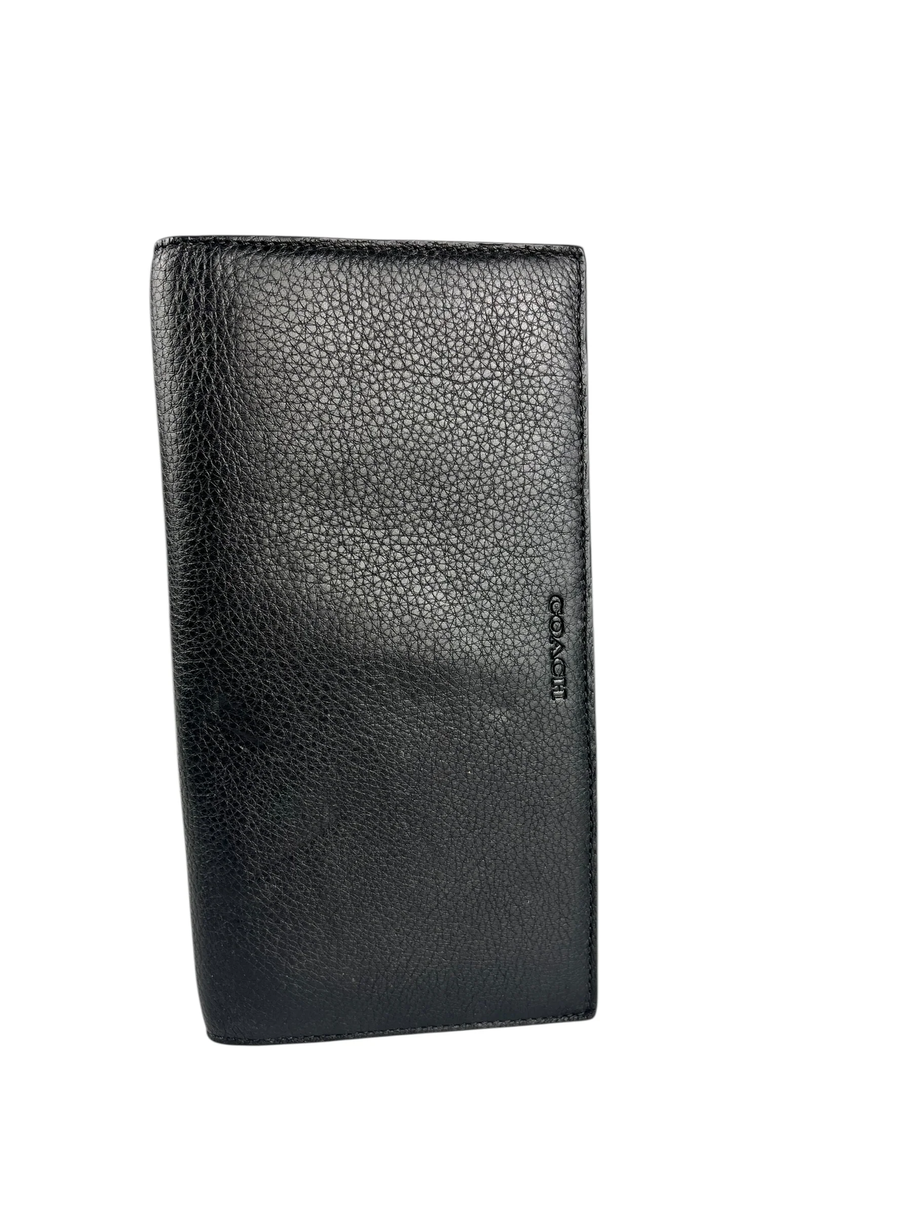 Coach Black Leather Long Wallet - Image 9