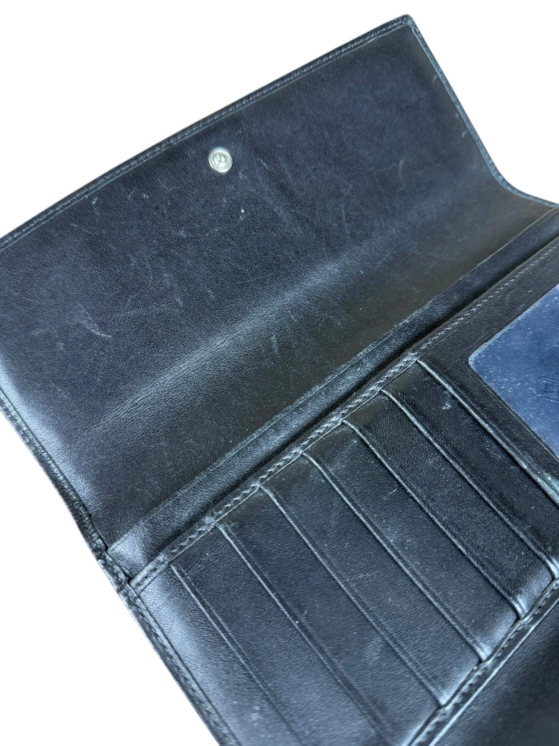 Coach Vintage Signature C Long Wallet Black - Image 11