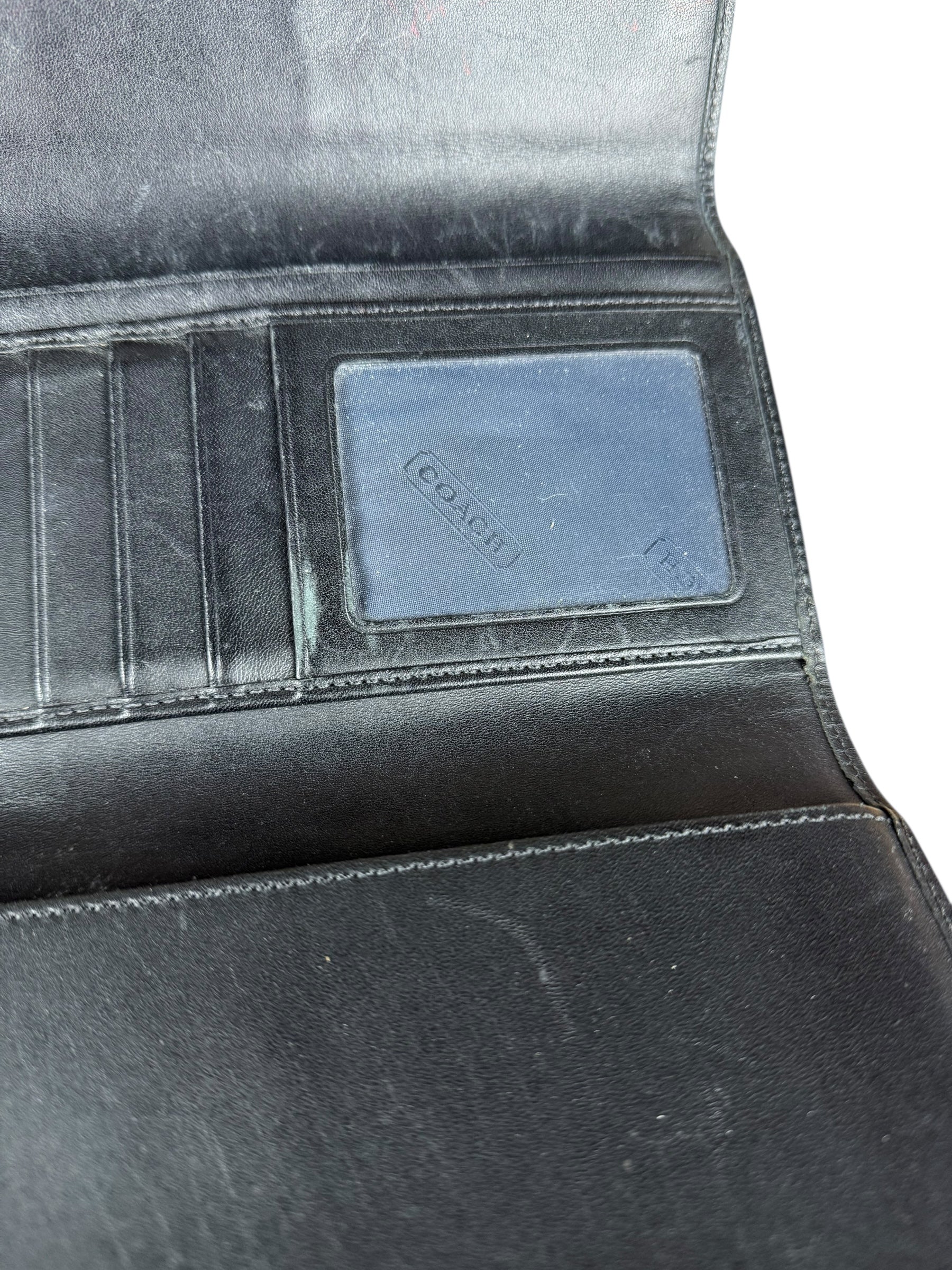 Coach Vintage Signature C Long Wallet Black - Image 9