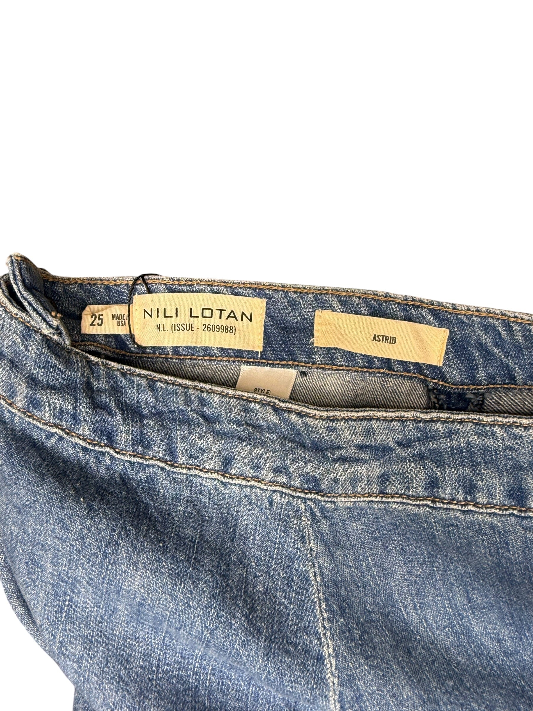 Nili Lotan Denim Skirt - Image 3