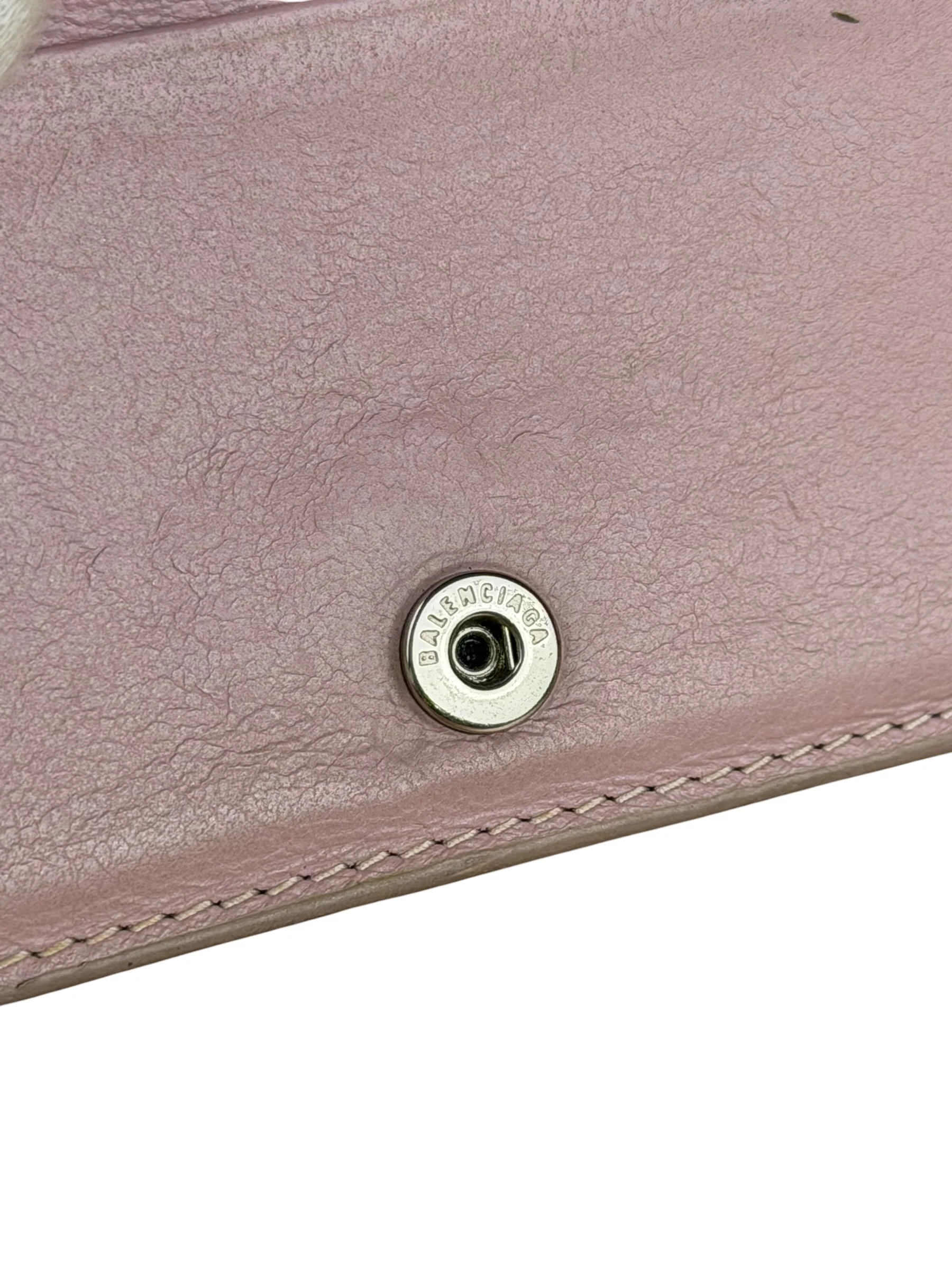 Balenciaga Power Pink Cash/Coin/Card Flap Holder - Image 17