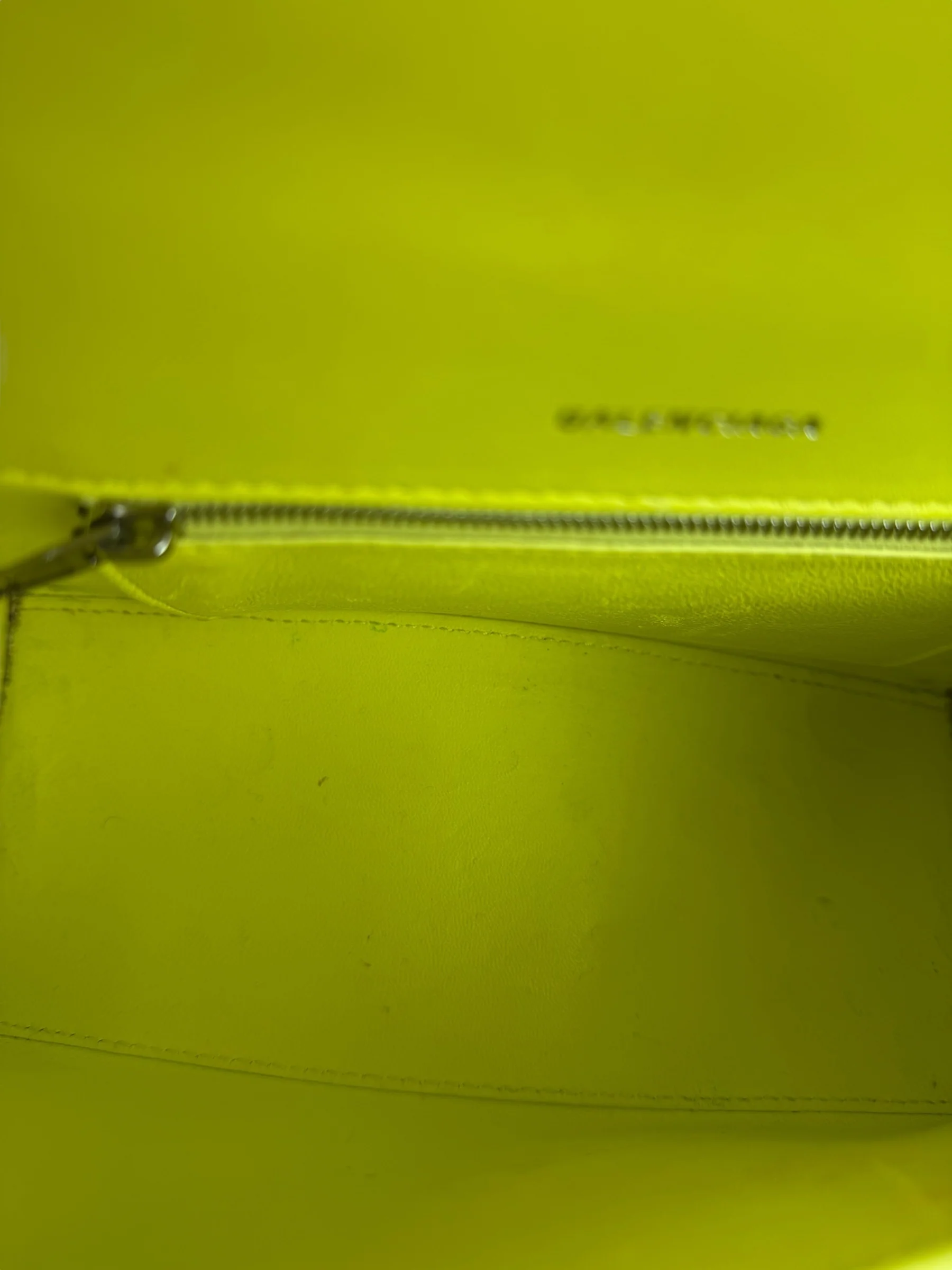 Balenciaga Small Yellow Croc Hourglass 2Way Handbag - Image 19