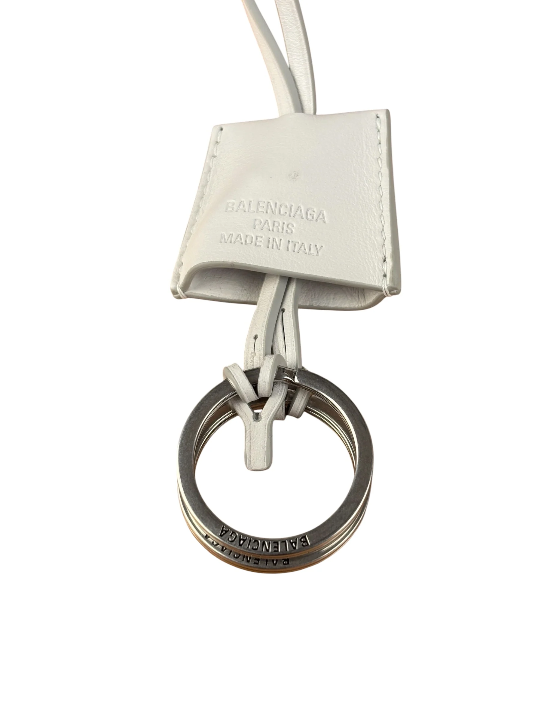 Balenciaga White Leather Bel Air Carry All Handbag - Image 10