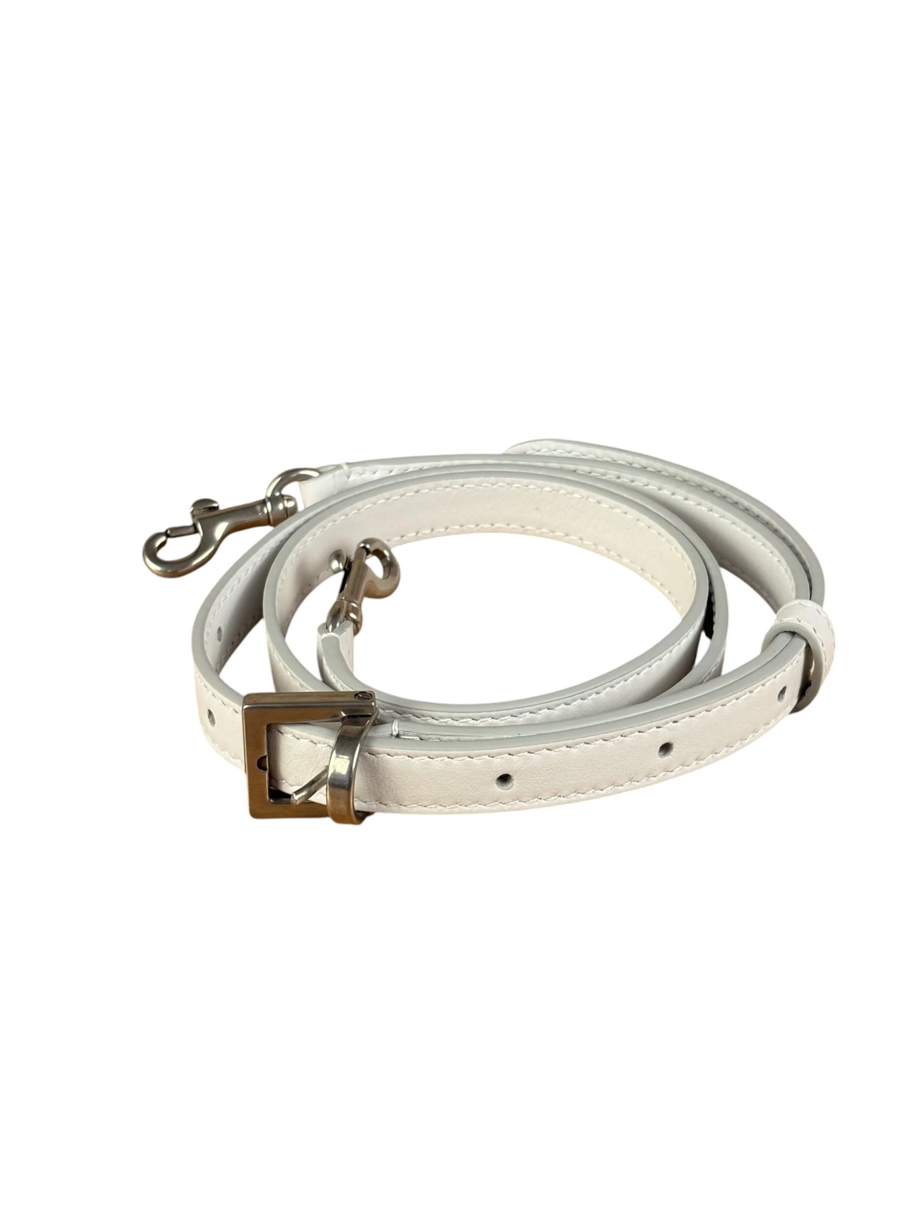 Balenciaga White Leather Bel Air Carry All Handbag - Image 11