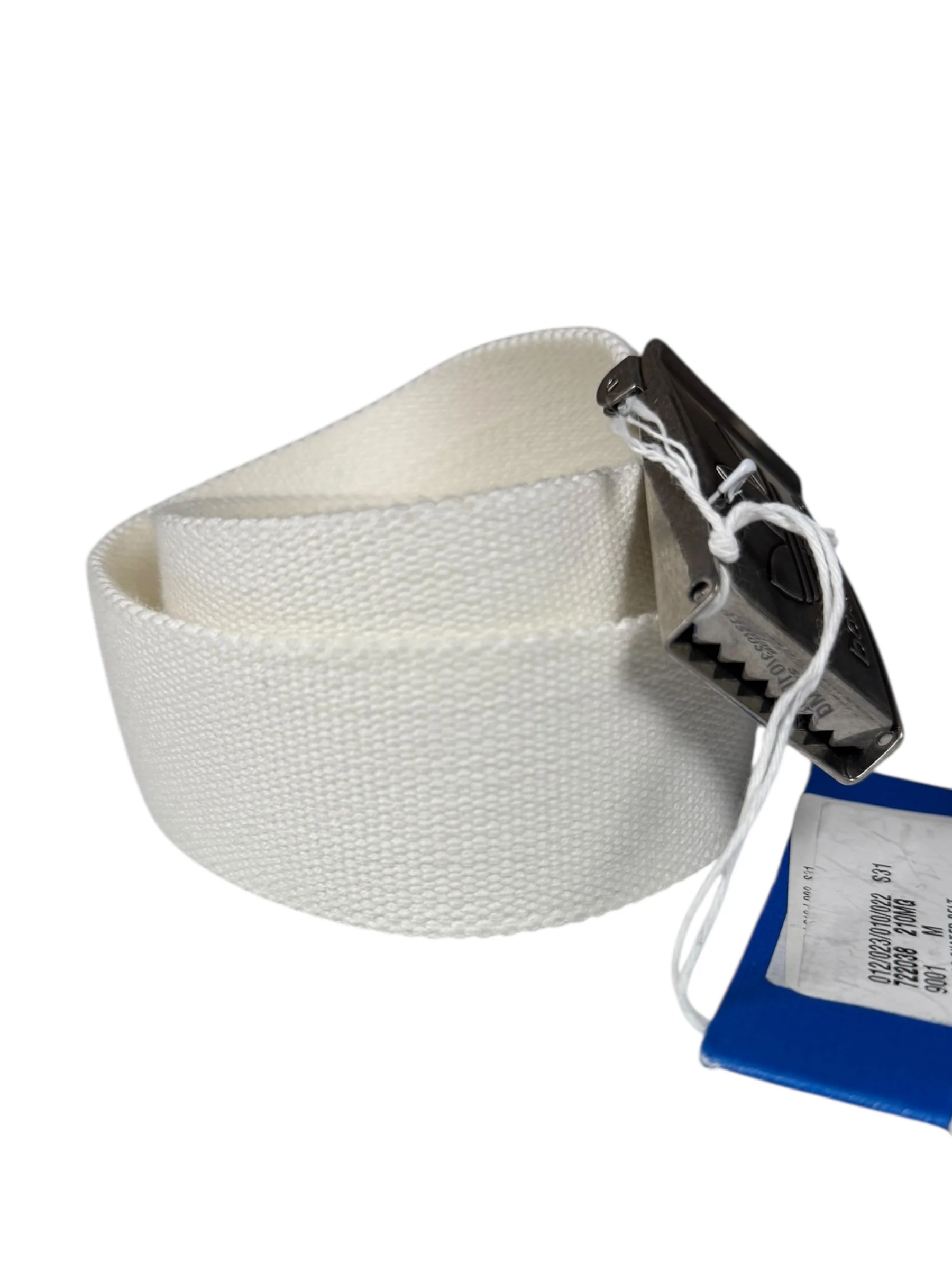 Balenciaga X Adidas Canvas White Belt - Image 6