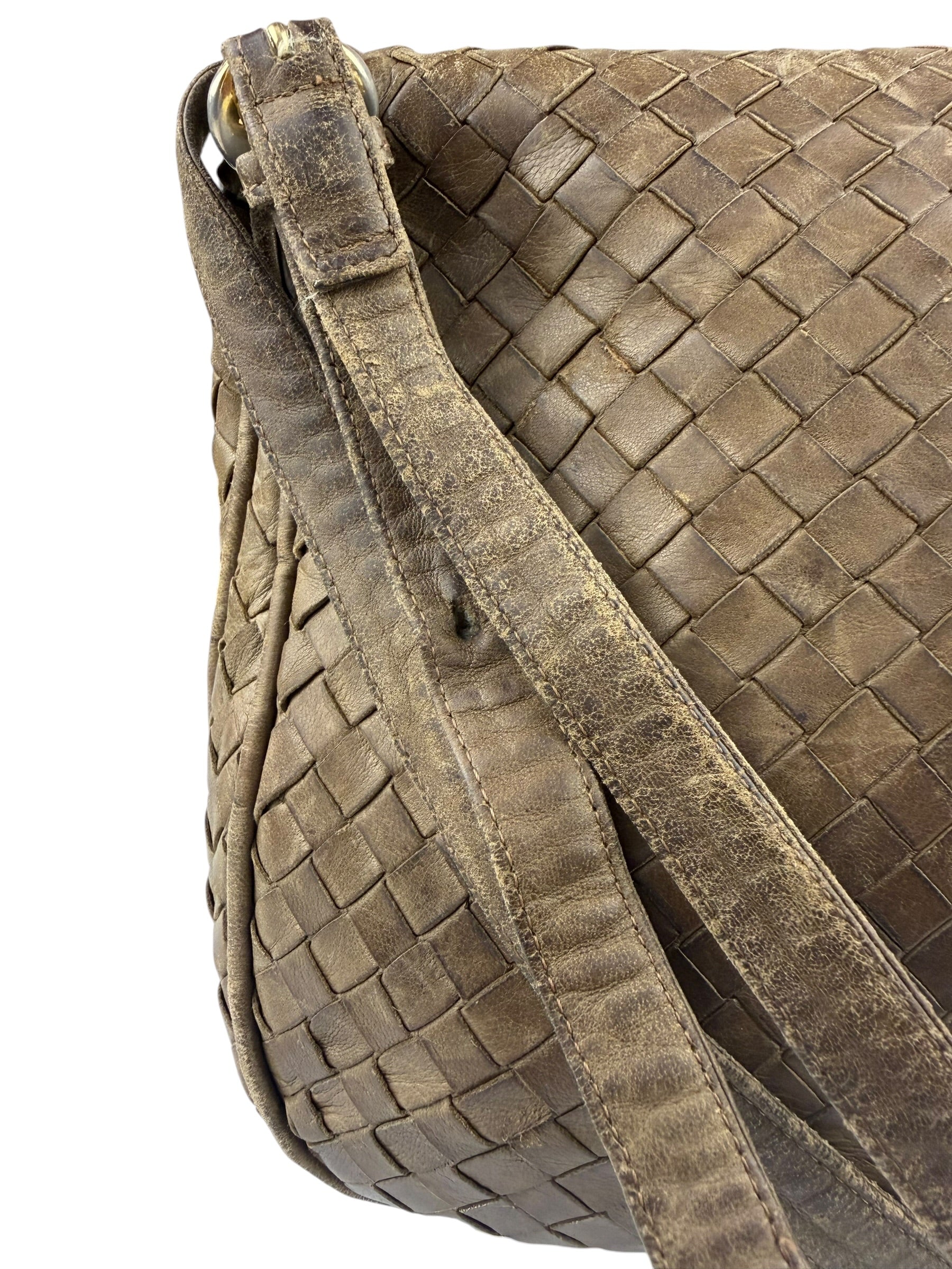 Bottega Veneta Brown Intrecciato Crossbody - Image 15