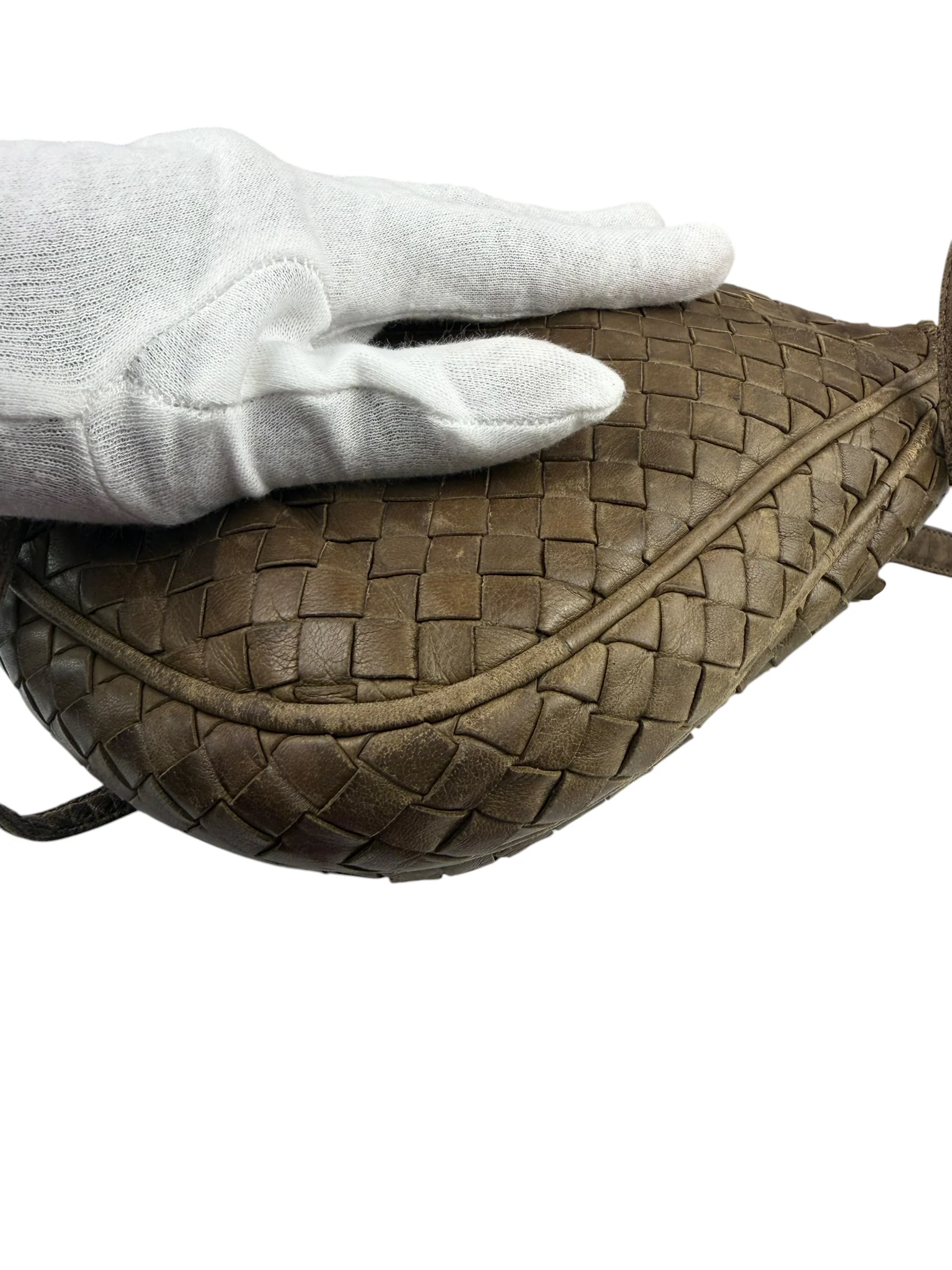 Bottega Veneta Brown Intrecciato Crossbody - Image 24