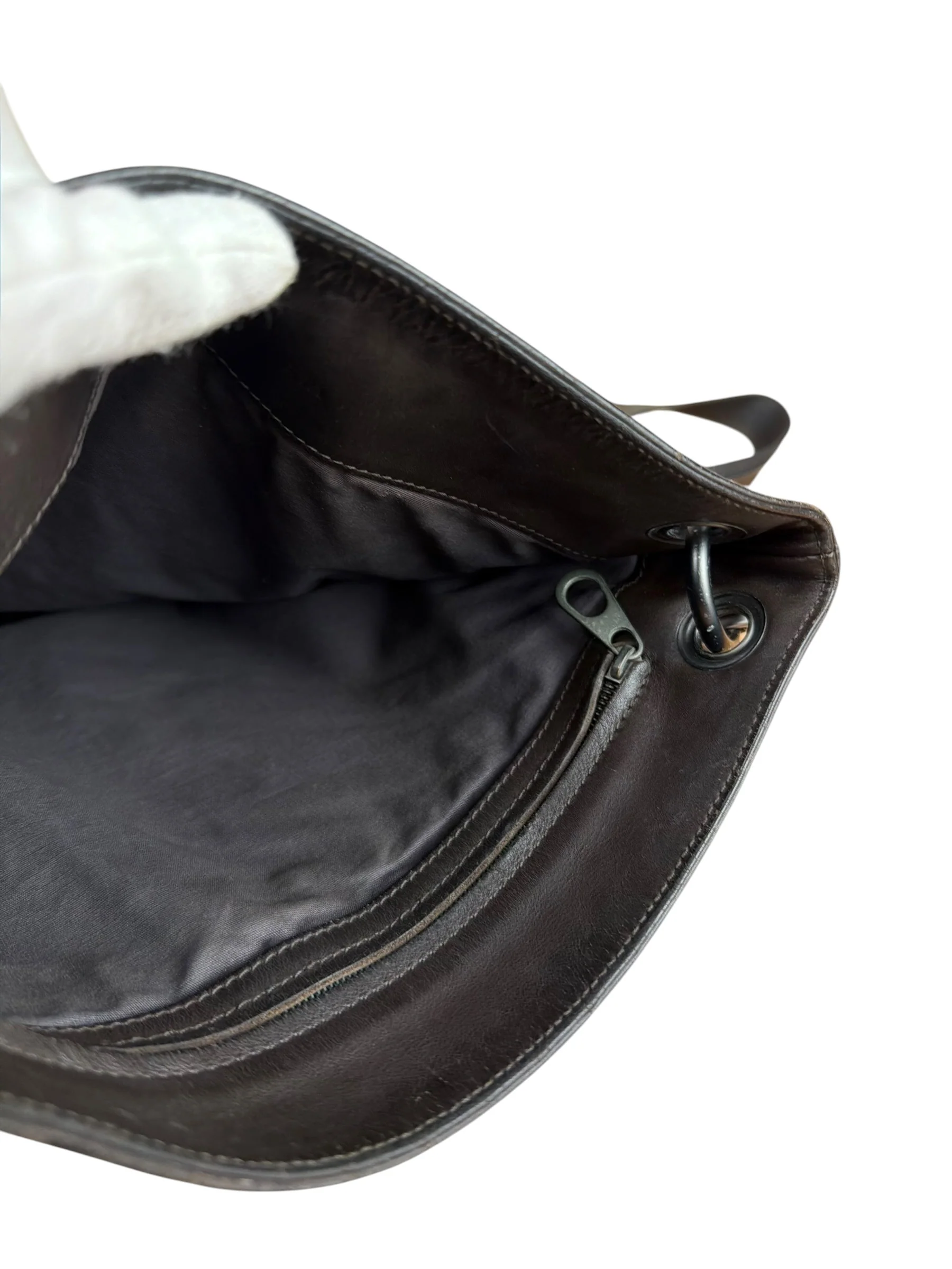 Bottega Veneta Brown Intrecciato Shoulder Bag - Image 14