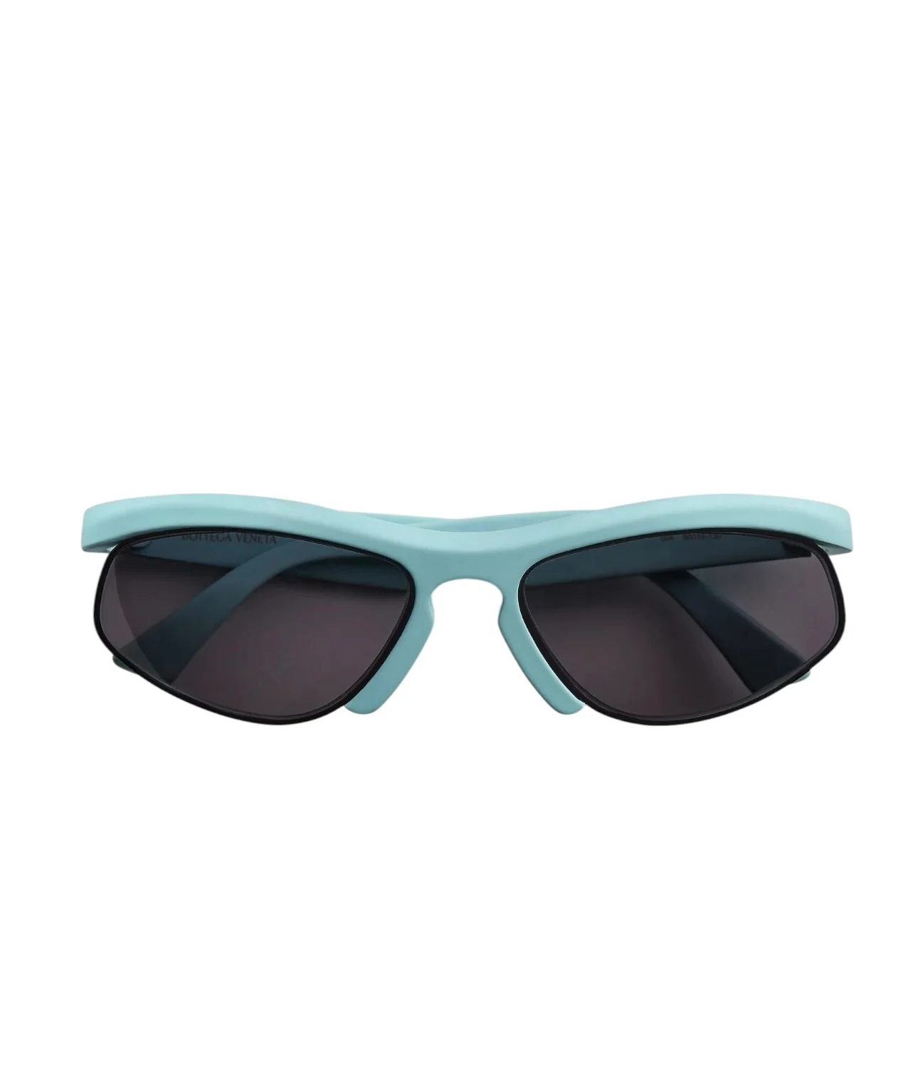 Bottega Veneta BV1114S Blue Sporty Oval Sunglasses - Image 2