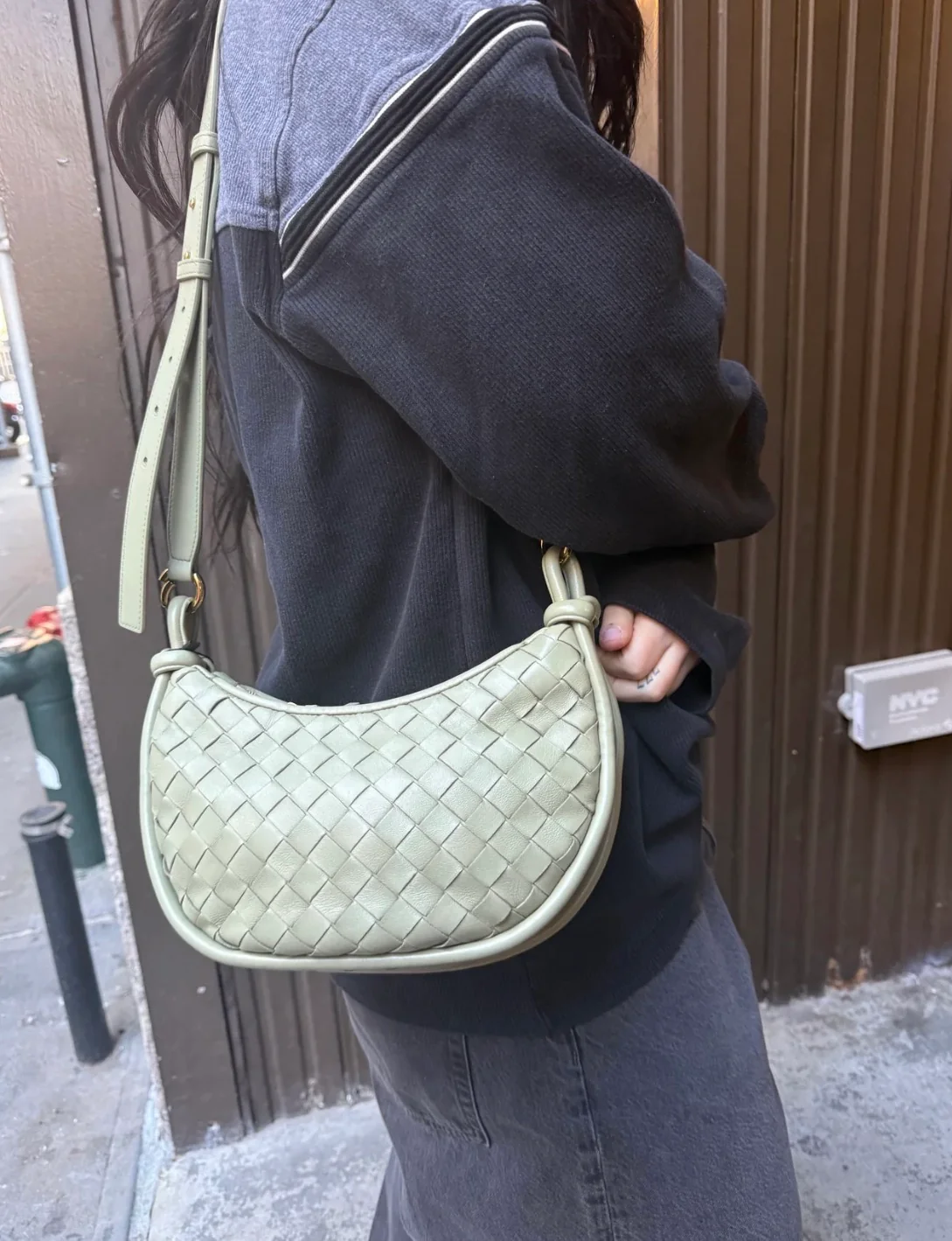 Bottega Veneta Intercciato Gemilli Shoulder Bag - Image 3