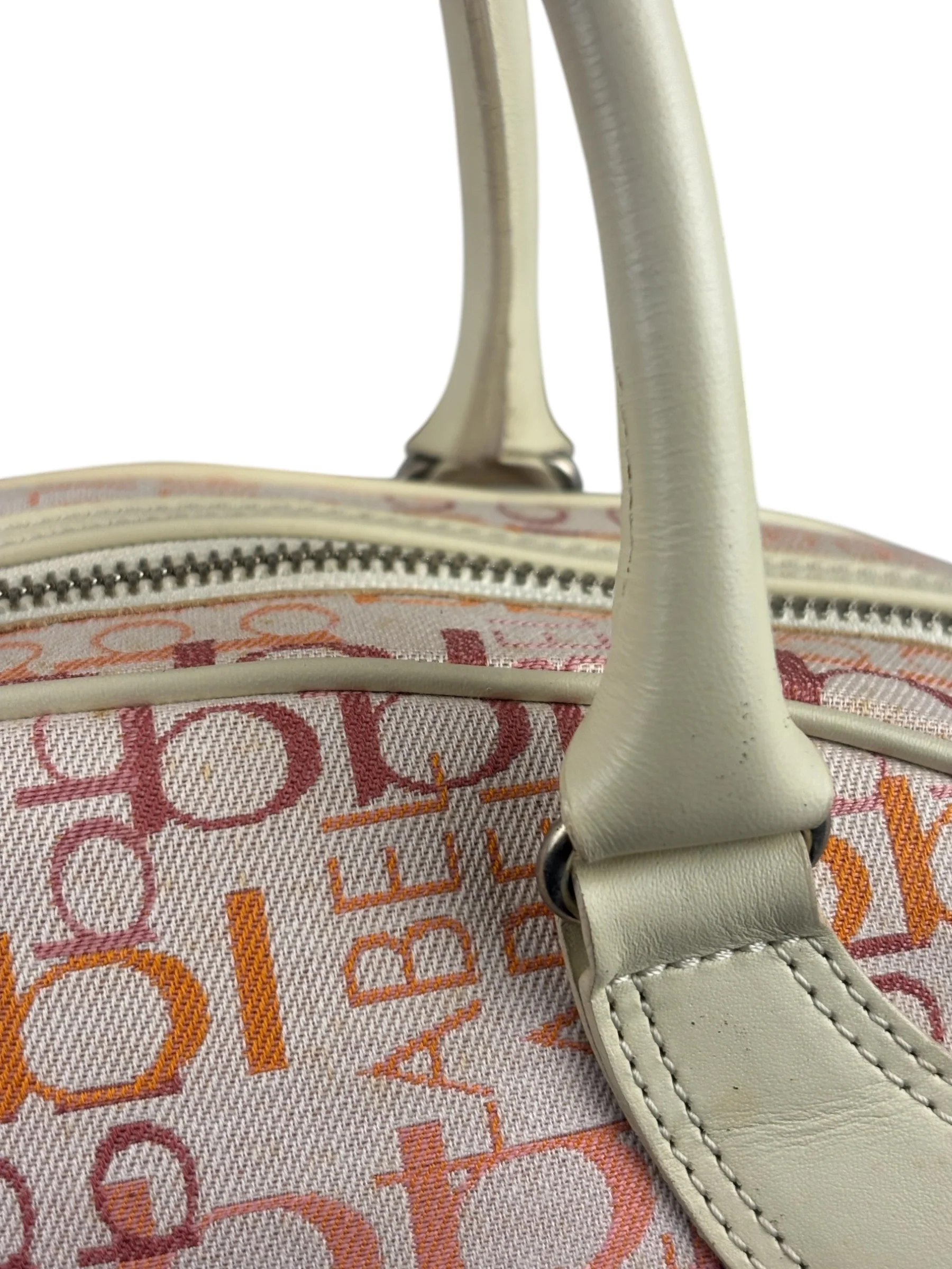 Burberry Blue Label Pink Multi Logo Bowler Bag - Image 19