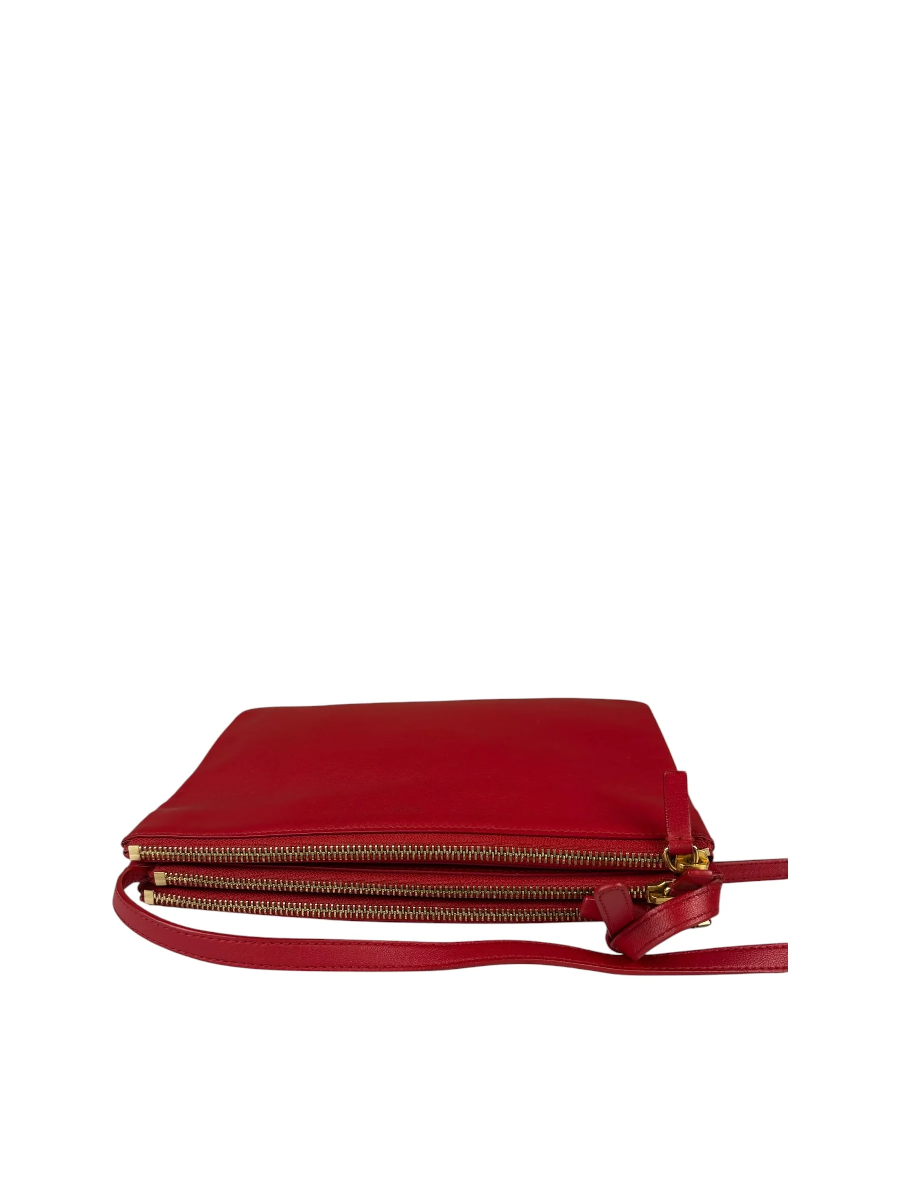 Celine Red Leather The Row 90's Shoulder Bag - Image 7