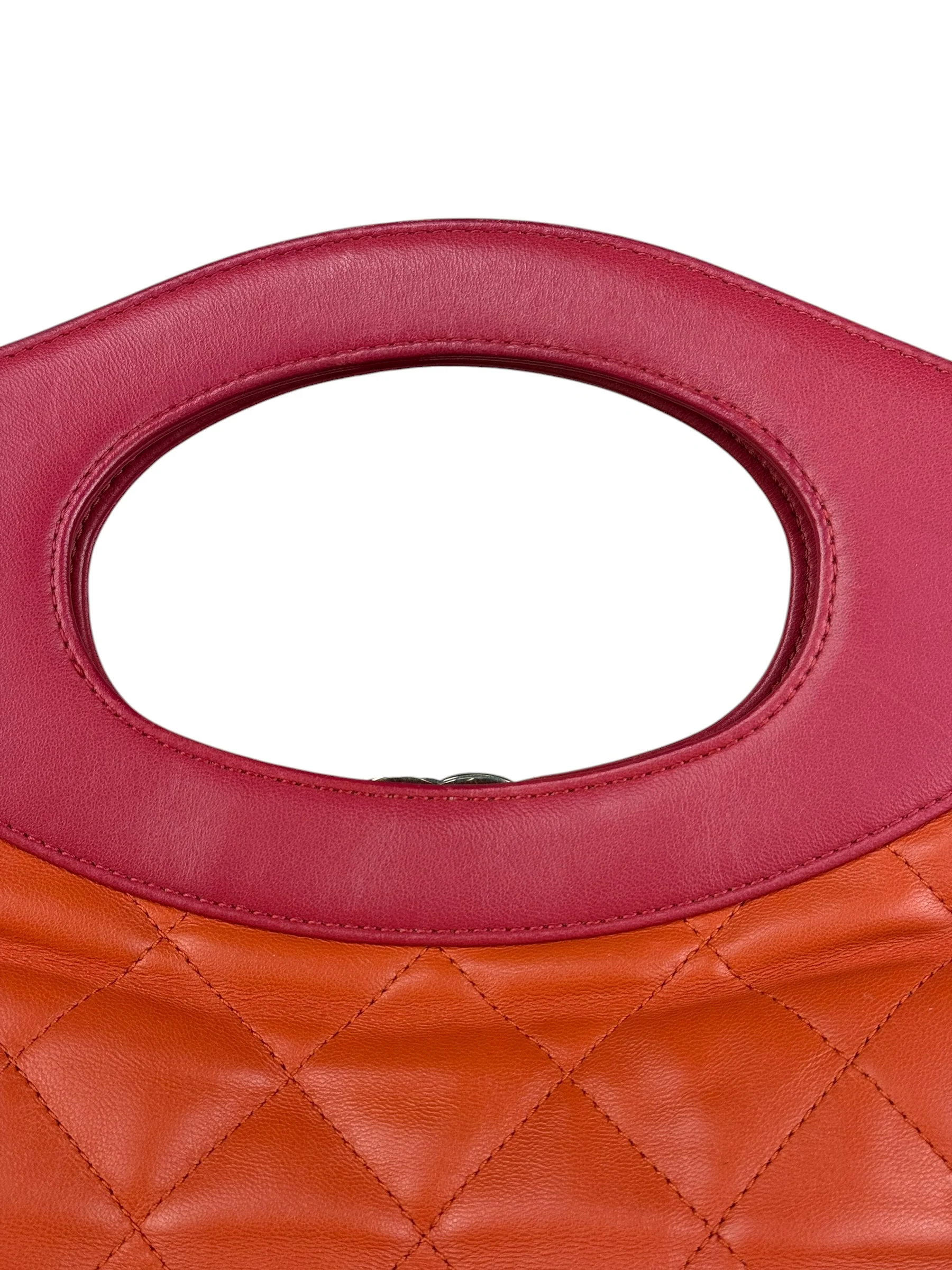 Chanel 31 Pink Leather Quilted Shopping Clutch Shoulder Bag 2018 - Image 11