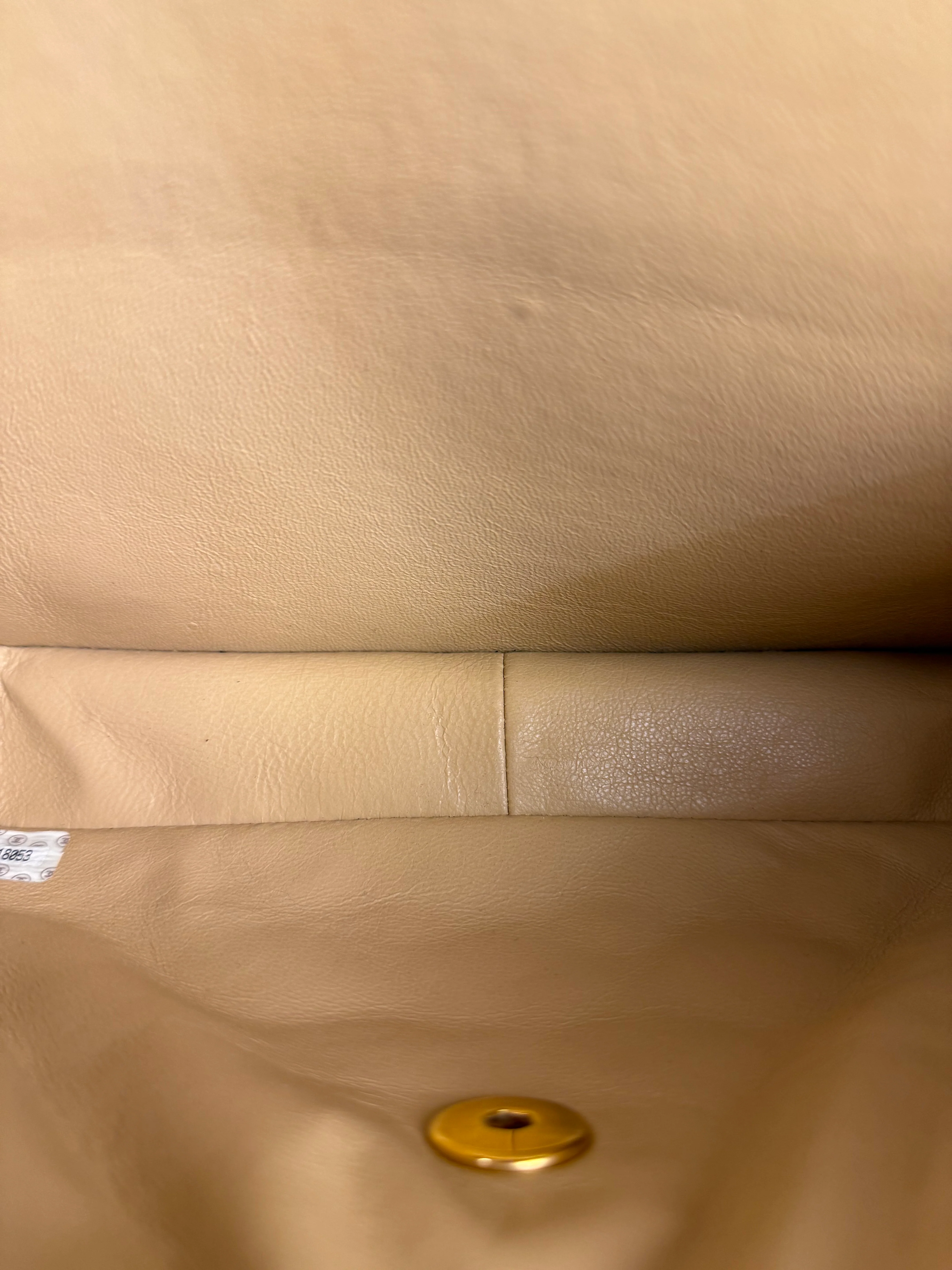 Chanel Beige Quilted Leather Envelope Flap Bag 1997 - Image 26