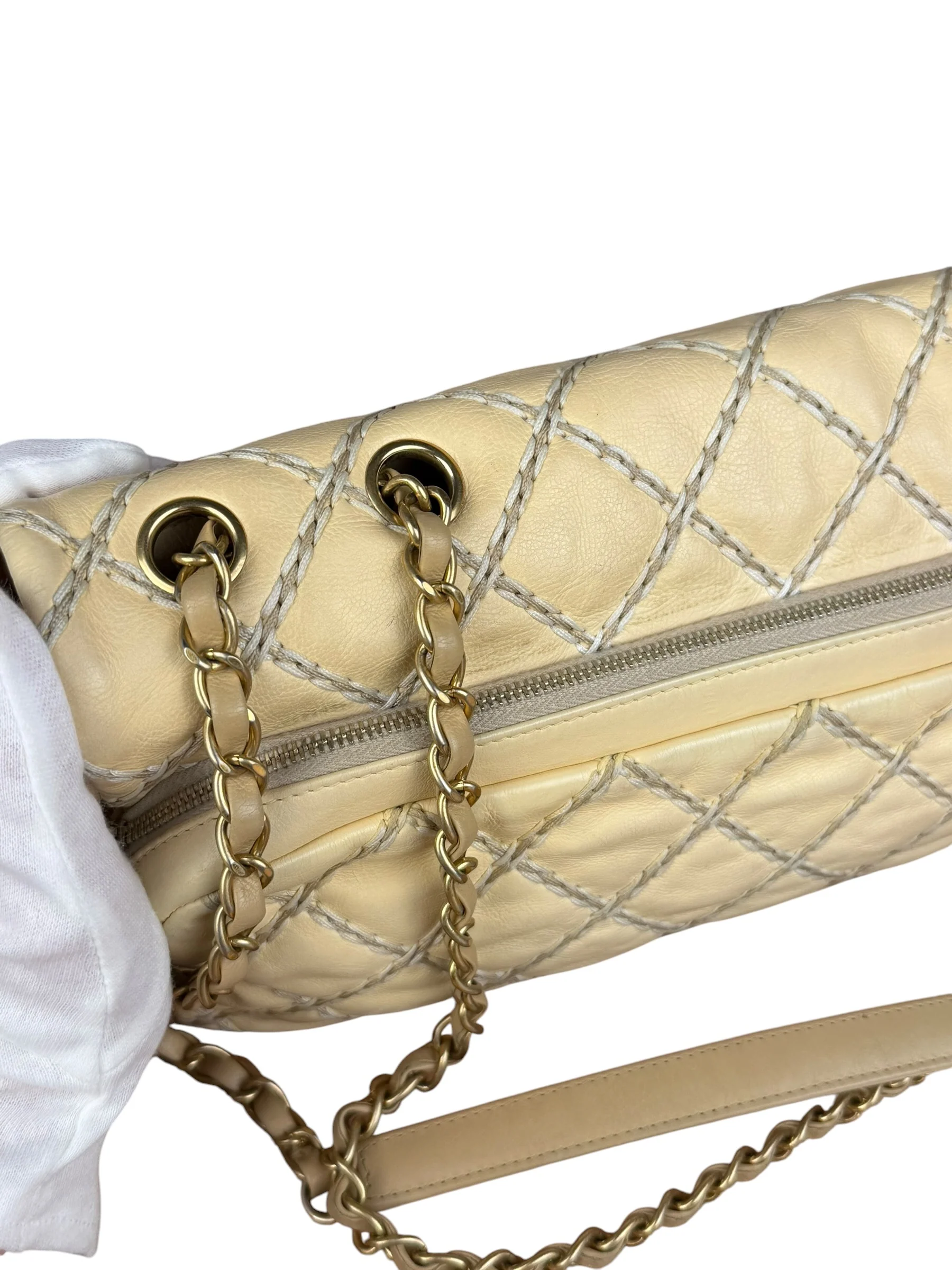 Chanel Beige Ultimate Stitch Flap 2014 - Image 11