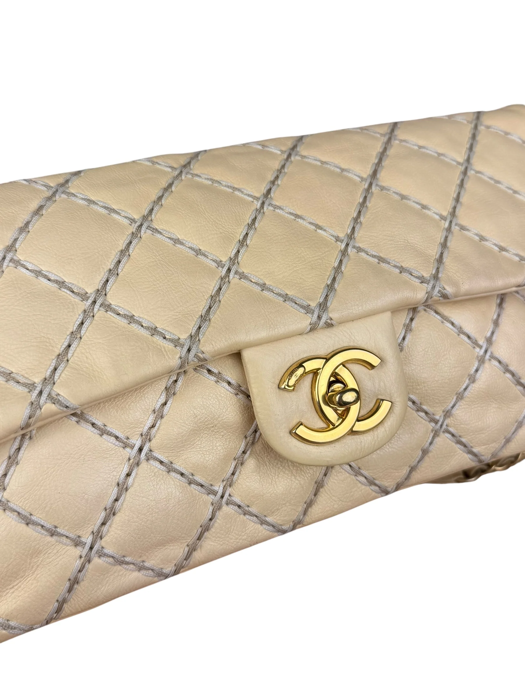 Chanel Beige Ultimate Stitch Flap 2014 - Image 4