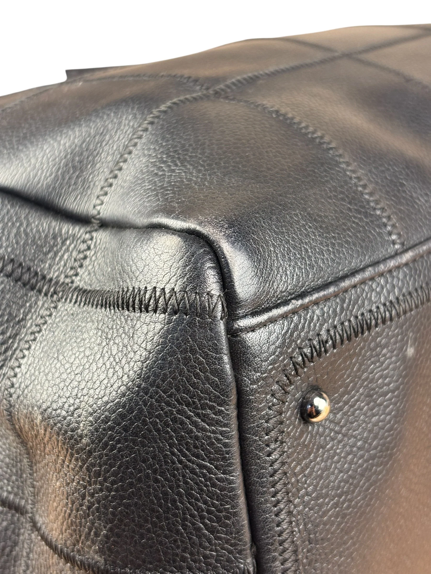 Chanel Black Chocolate Bar Bowling Hand Bag - 2003 - Image 22