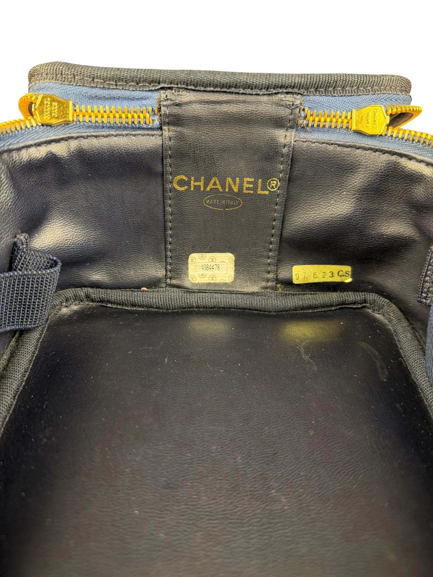 Chanel Denim Vanity Case Handbag 1997 - Image 12
