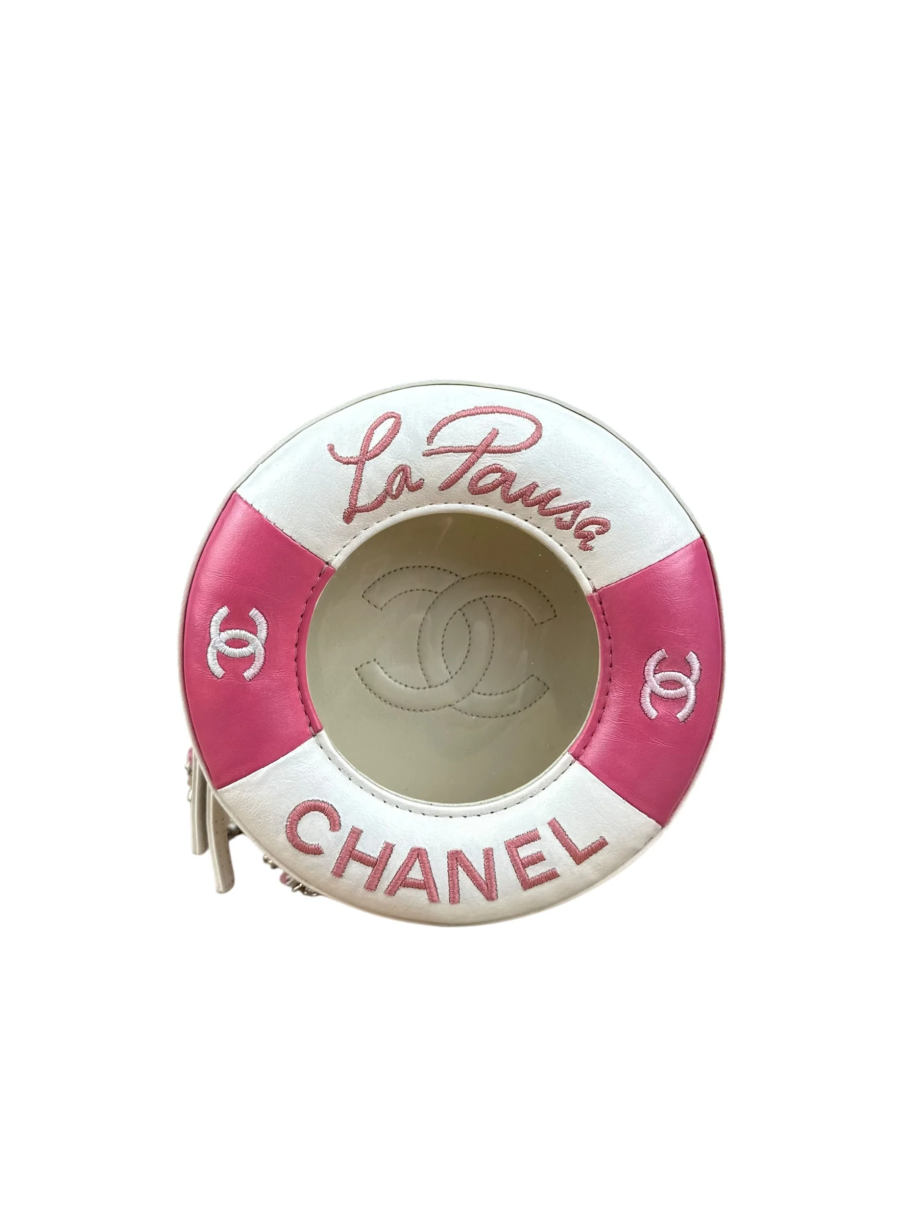 Chanel Limited Edition Pink Lifesaver Bag 2018 - Image 3