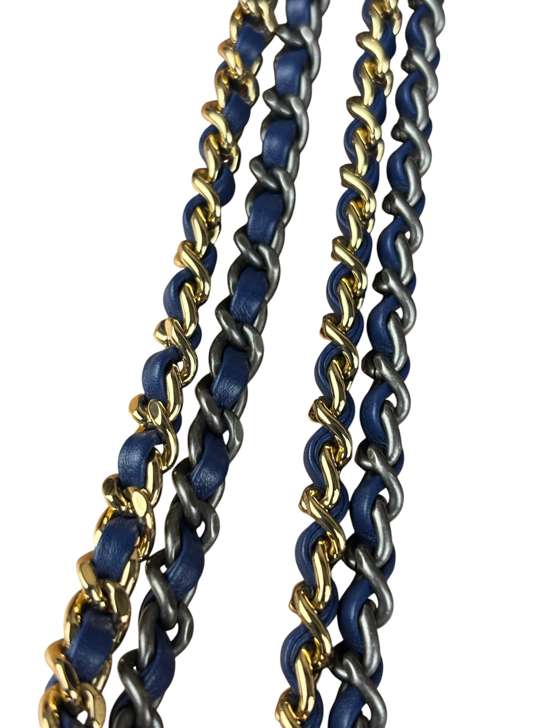 Chanel Navy Blue Leather Gabrielle Hobo Bag 2018 - Image 6