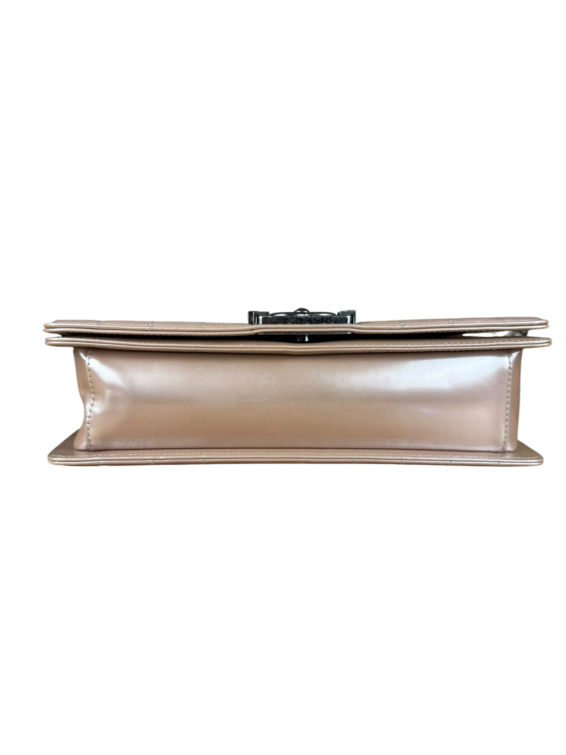 Chanel Pink Glazed Calfskin M Boy Bag 2012 - Image 11