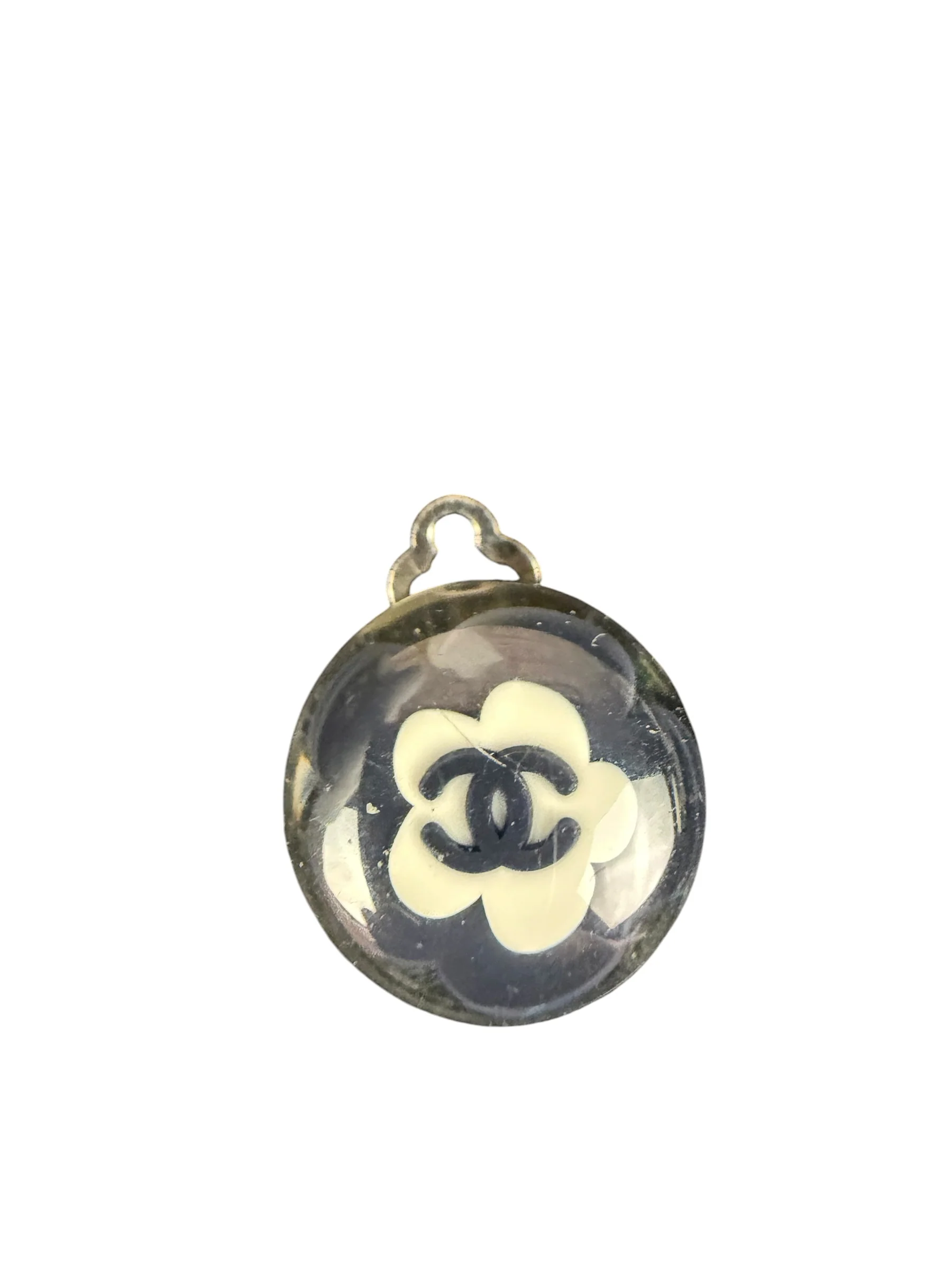 Chanel Spring Clear Resin Ball Clip-On Earrings 04S 2004 - Image 4
