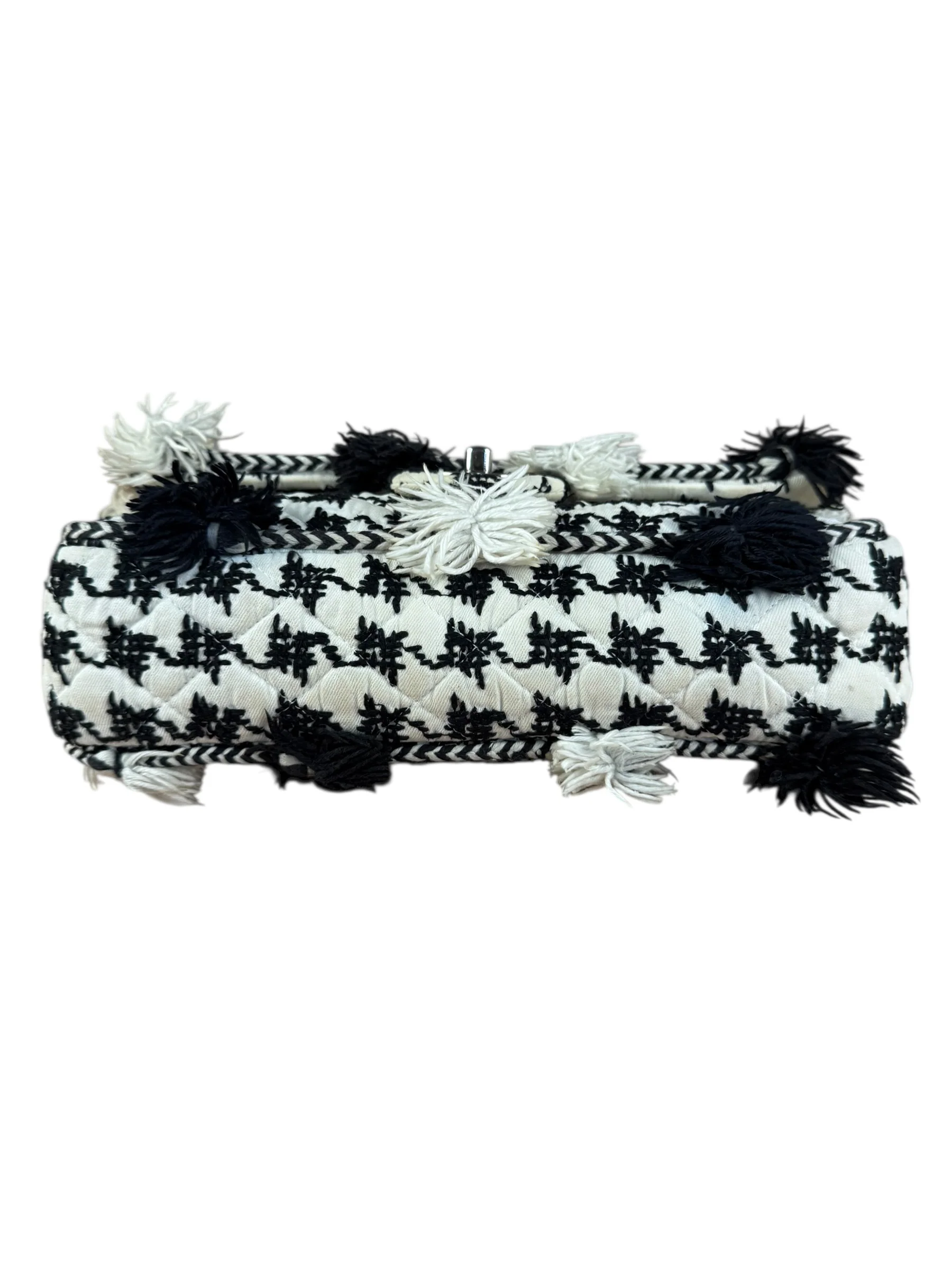 Chanel Tweed Woven Medium Classic Double Flap Bag 2014 - Image 15