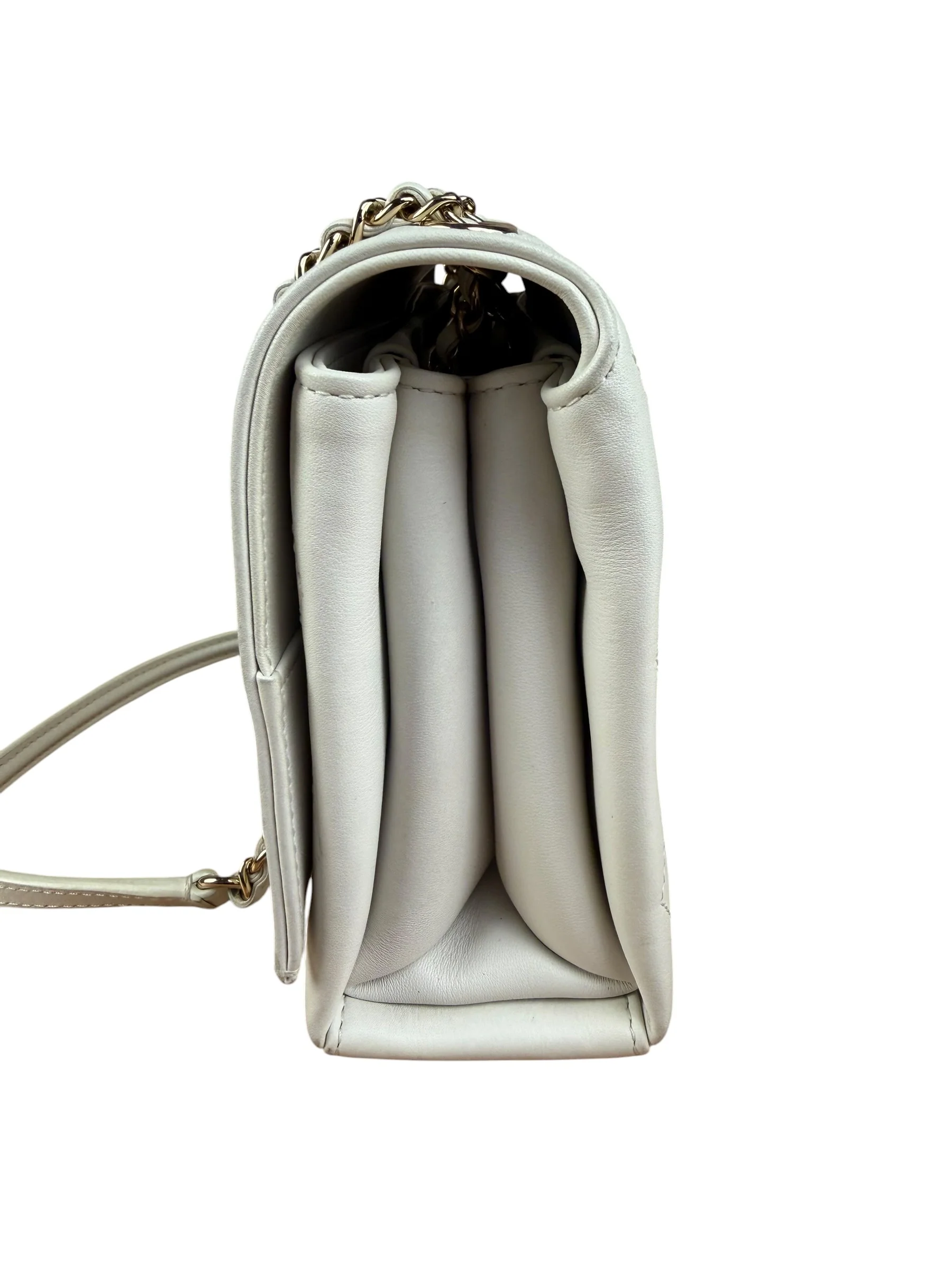 Chanel White Leather Mini Shoulder Bag 1992 - Image 6