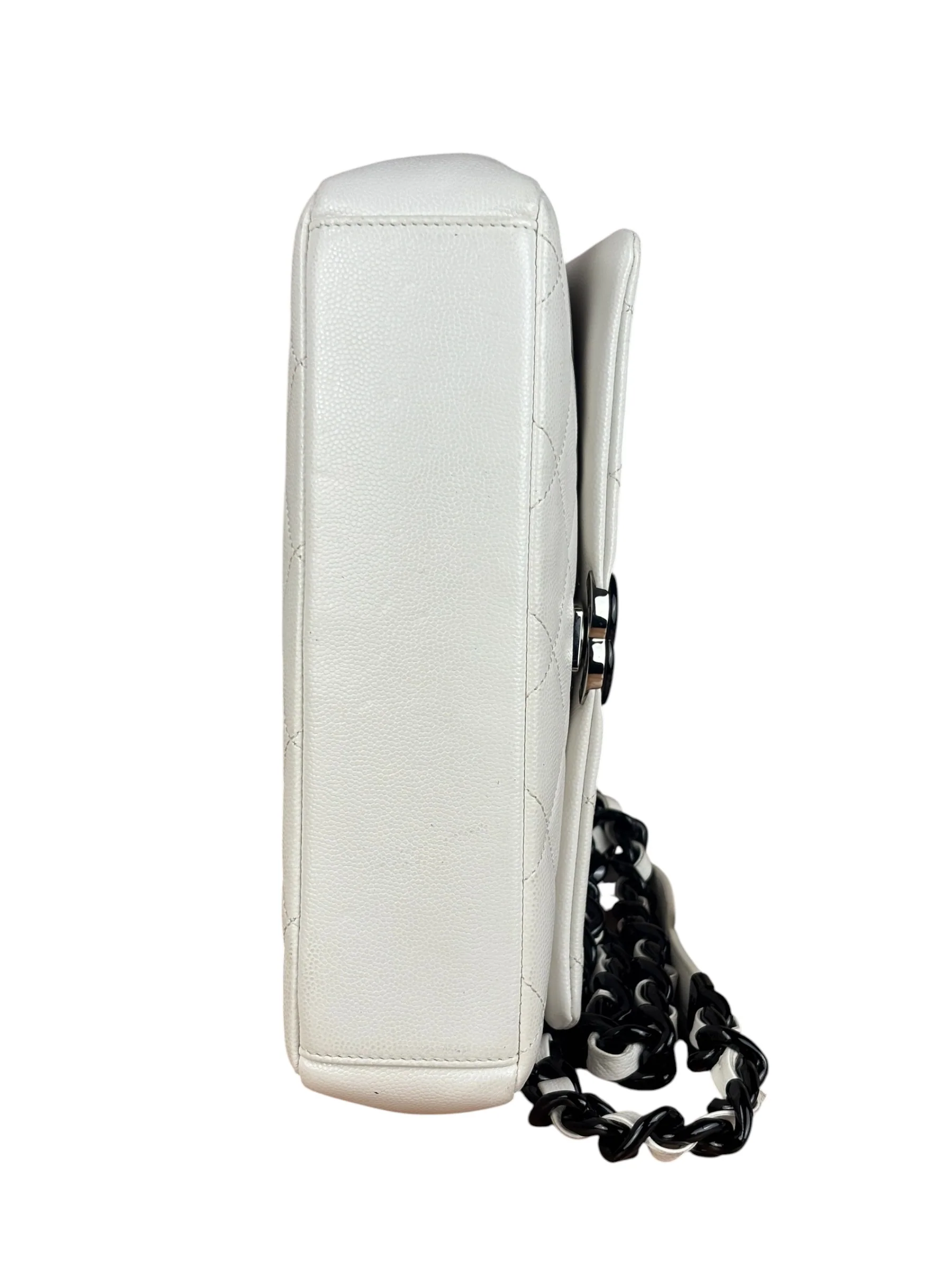 Chanel White Leather My Everything Flap Shoulder Bag 2020 - Image 16