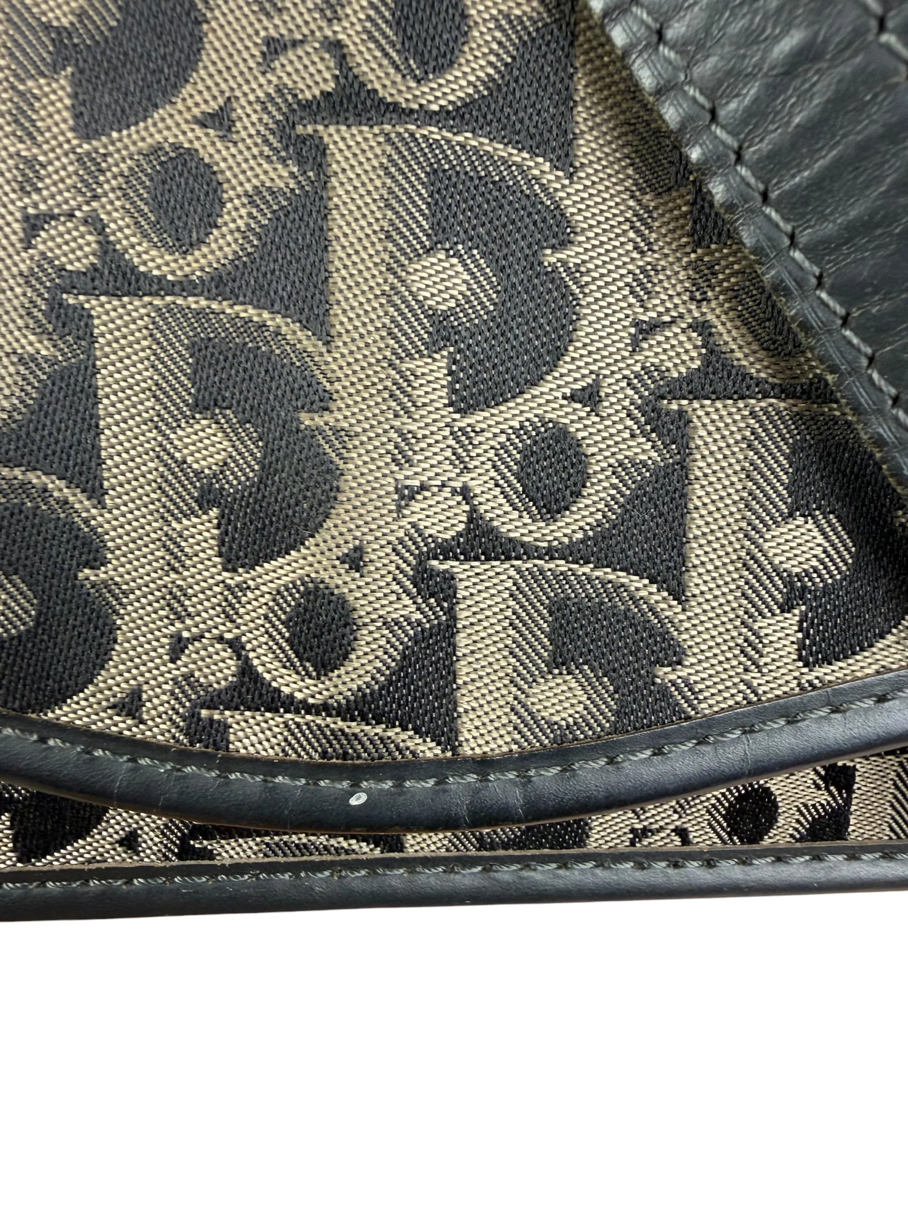 Christian Dior Vintage Monogram Trotter Messenger Bag - Image 4