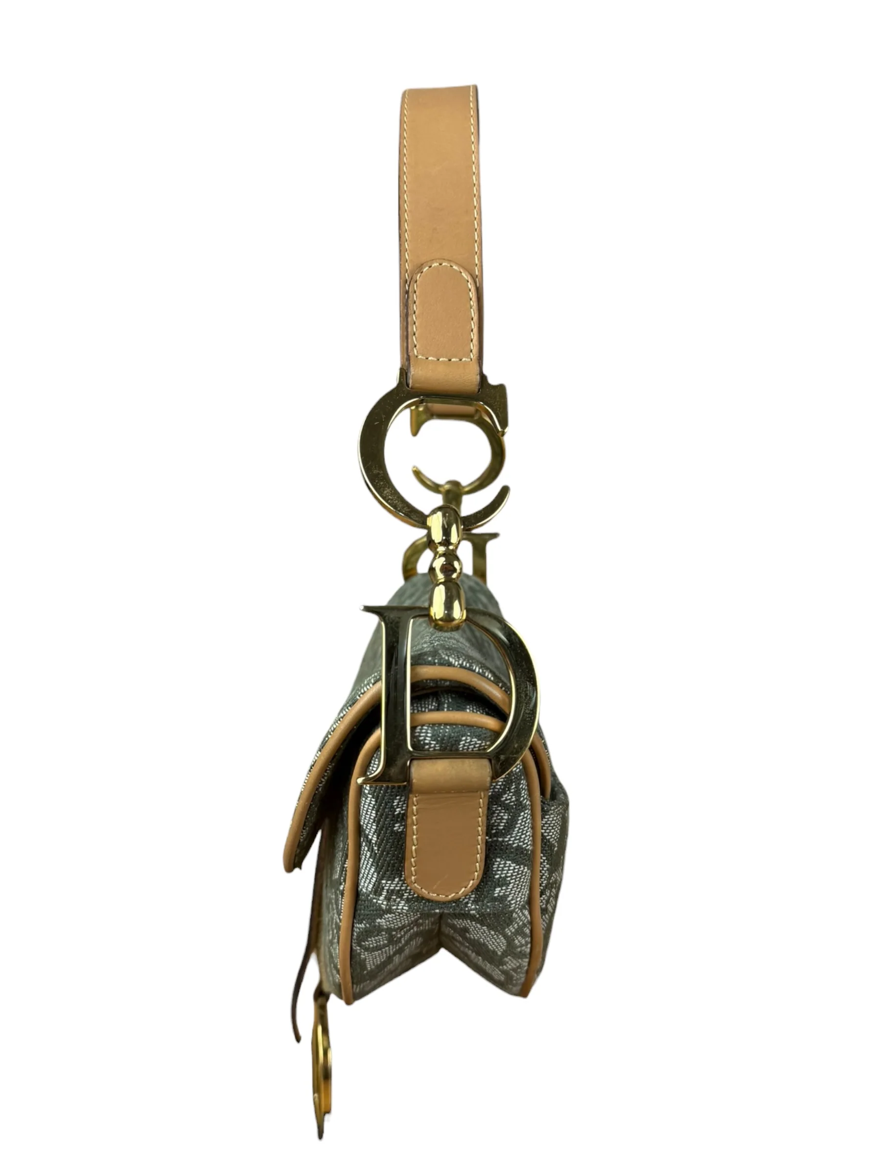 Christian Dior Vintage Trotter Saddle Shoulder Bag - Image 5
