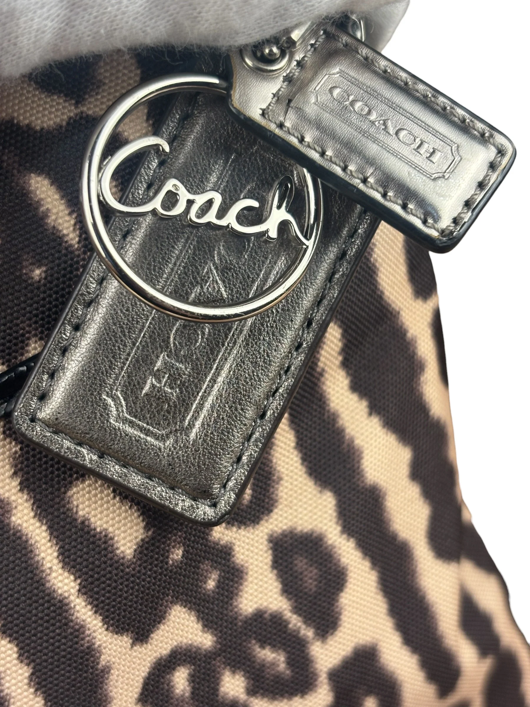 Coach Leopard Print Canvas Crossbody - Image 15