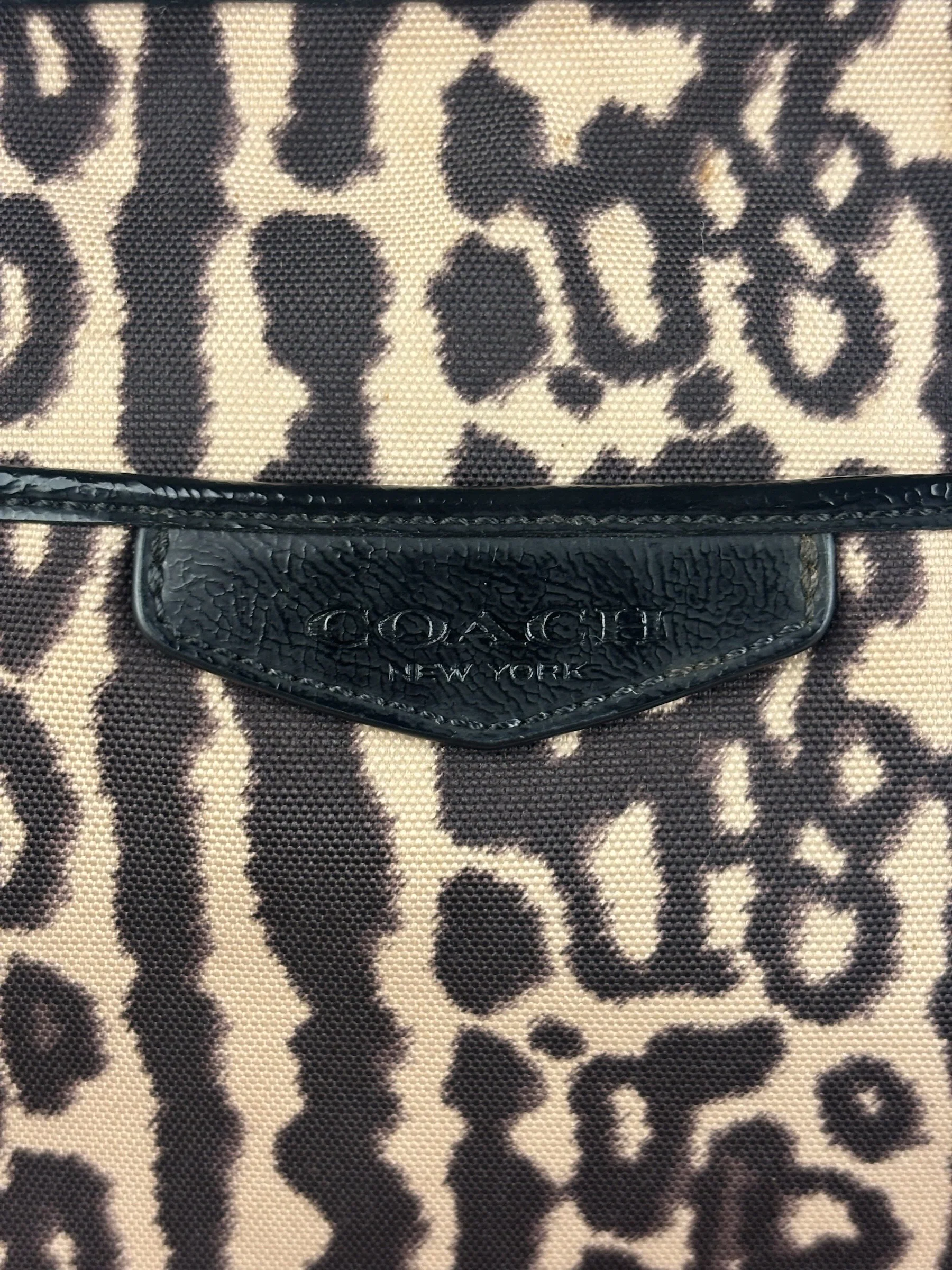 Coach Leopard Print Canvas Crossbody - Image 16