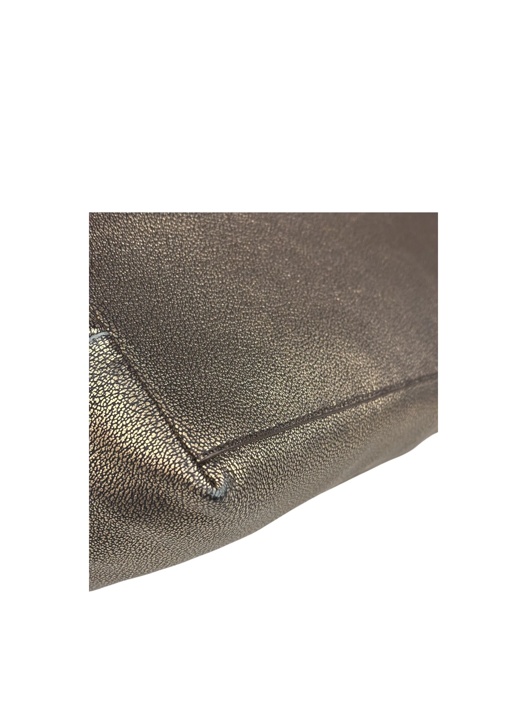 Coach Metallic Bronze Leather Chicago Ellis Tote Bag - Image 10