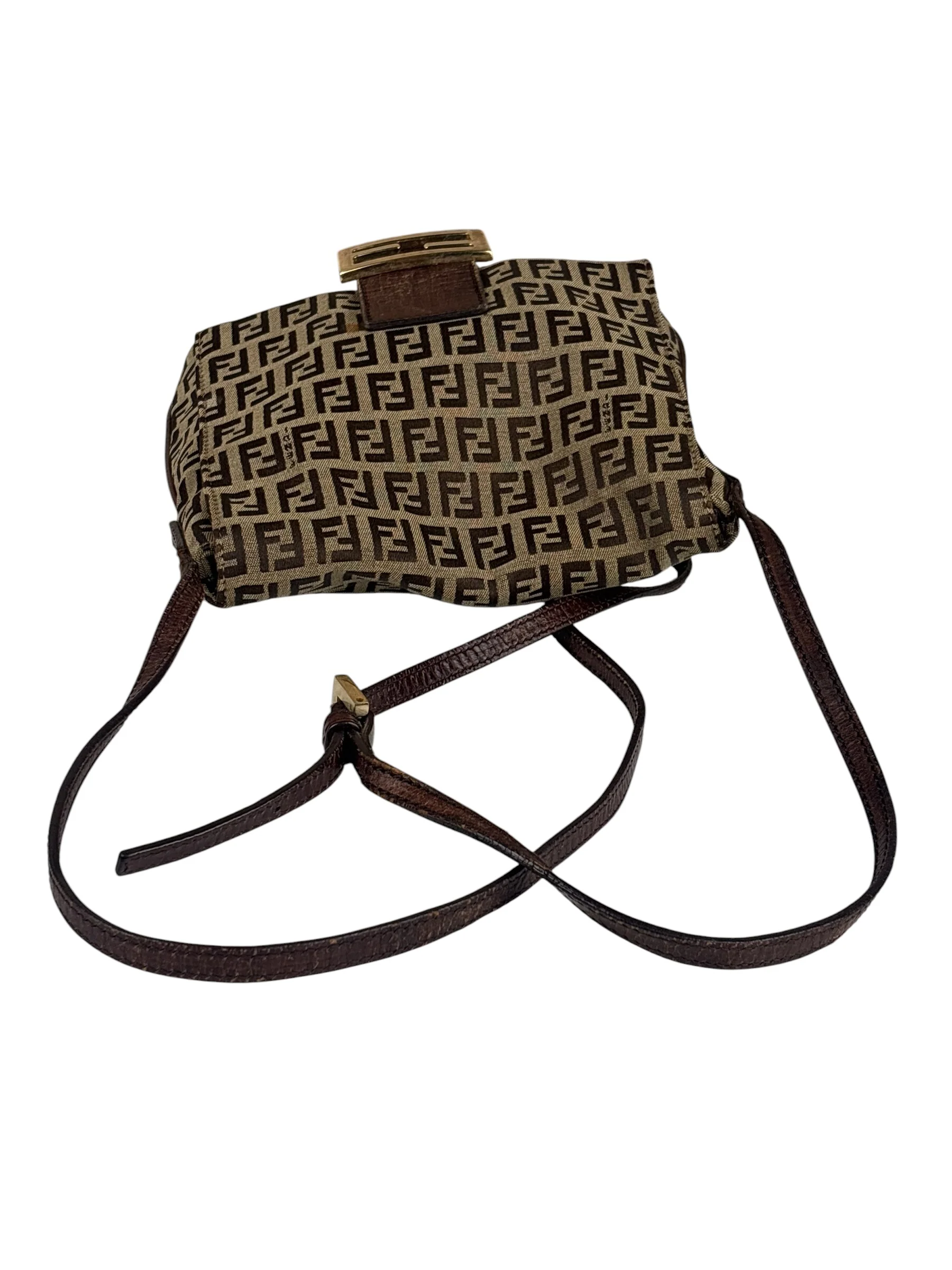 Fendi Canvas Monogram Zucchino Shoulder bag - Image 15