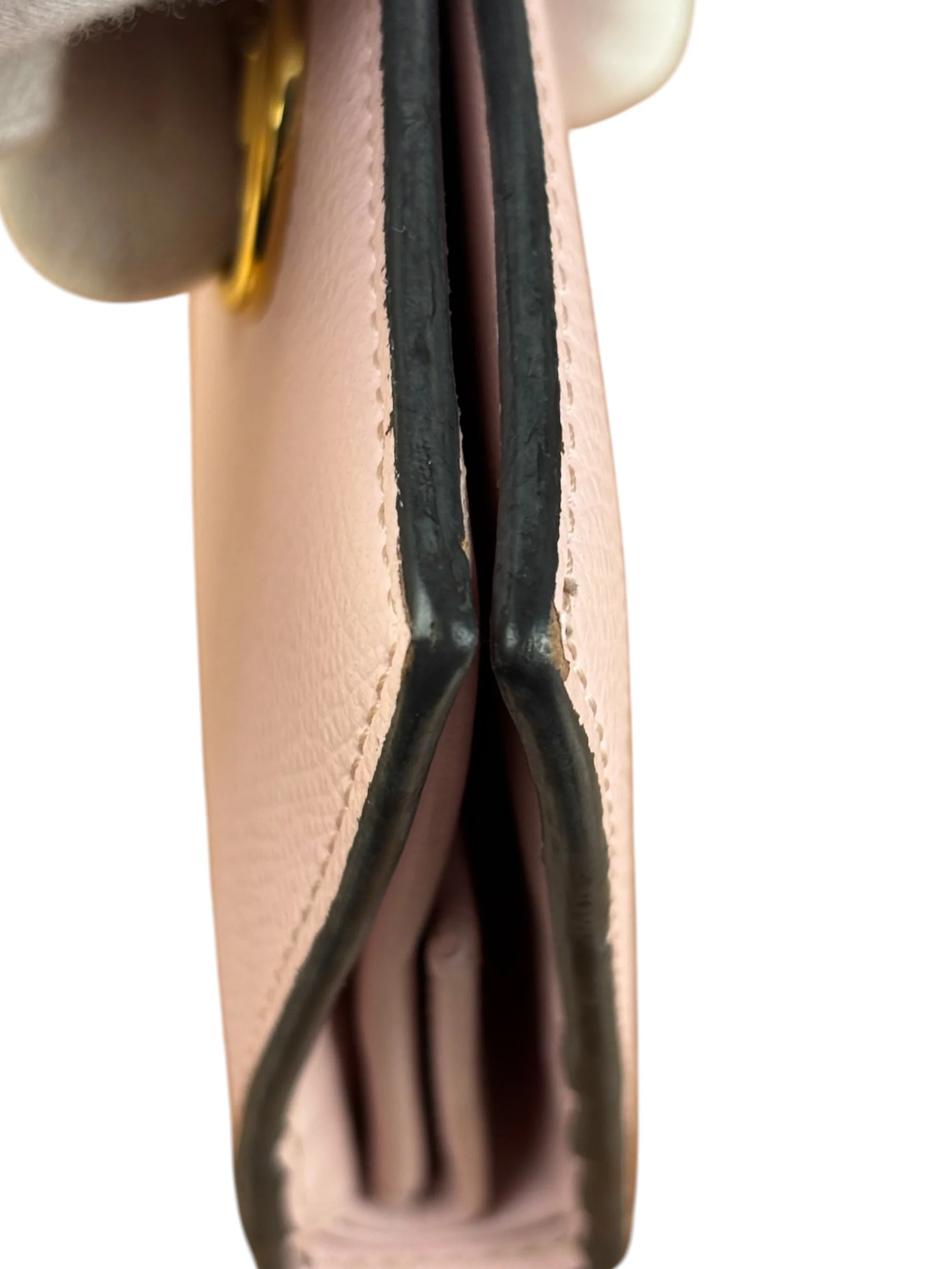 Fendi Light Pink Leather F Logo Snap Wallet - Image 12