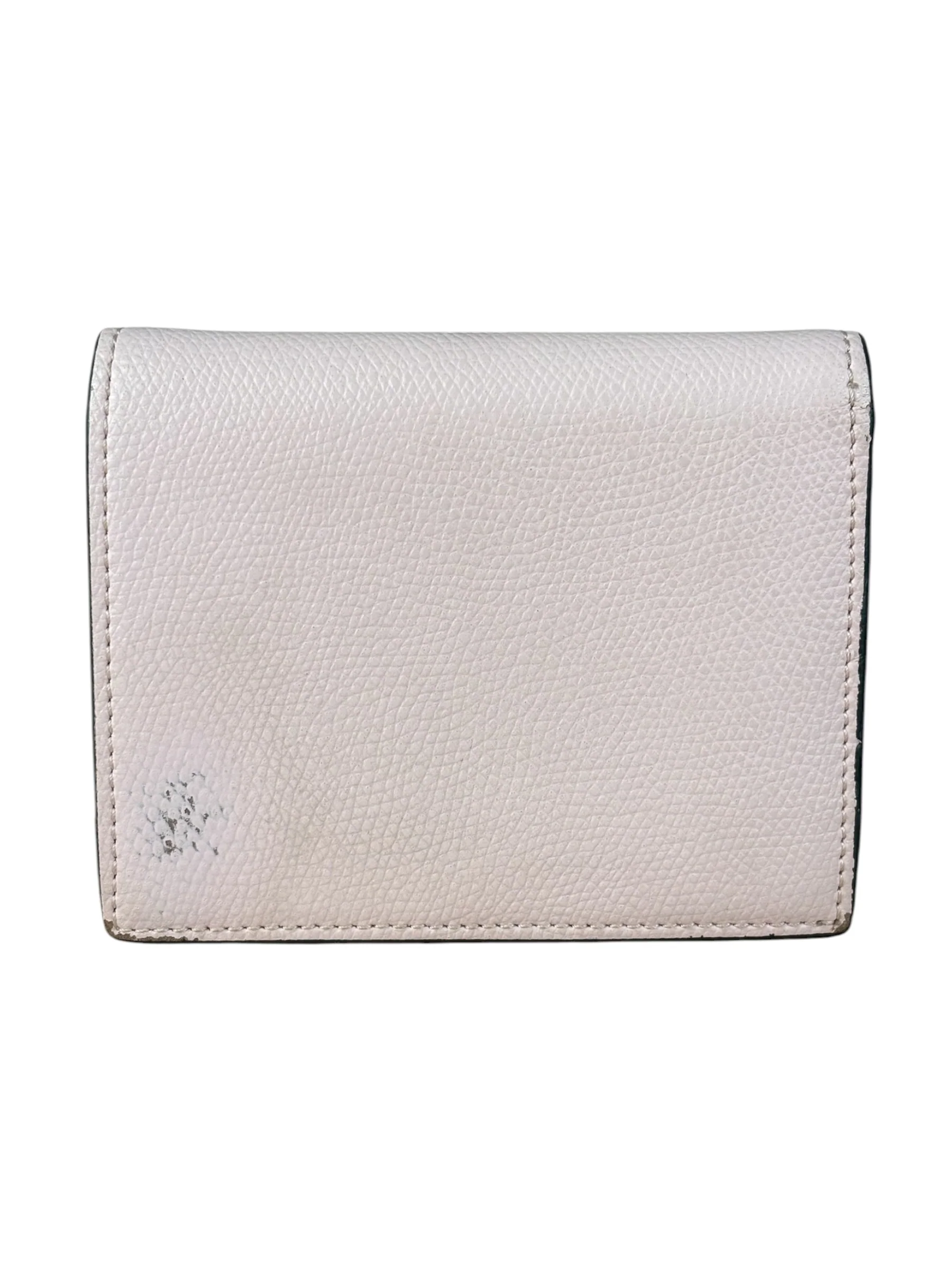 Fendi Light Pink Leather F Logo Snap Wallet - Image 4
