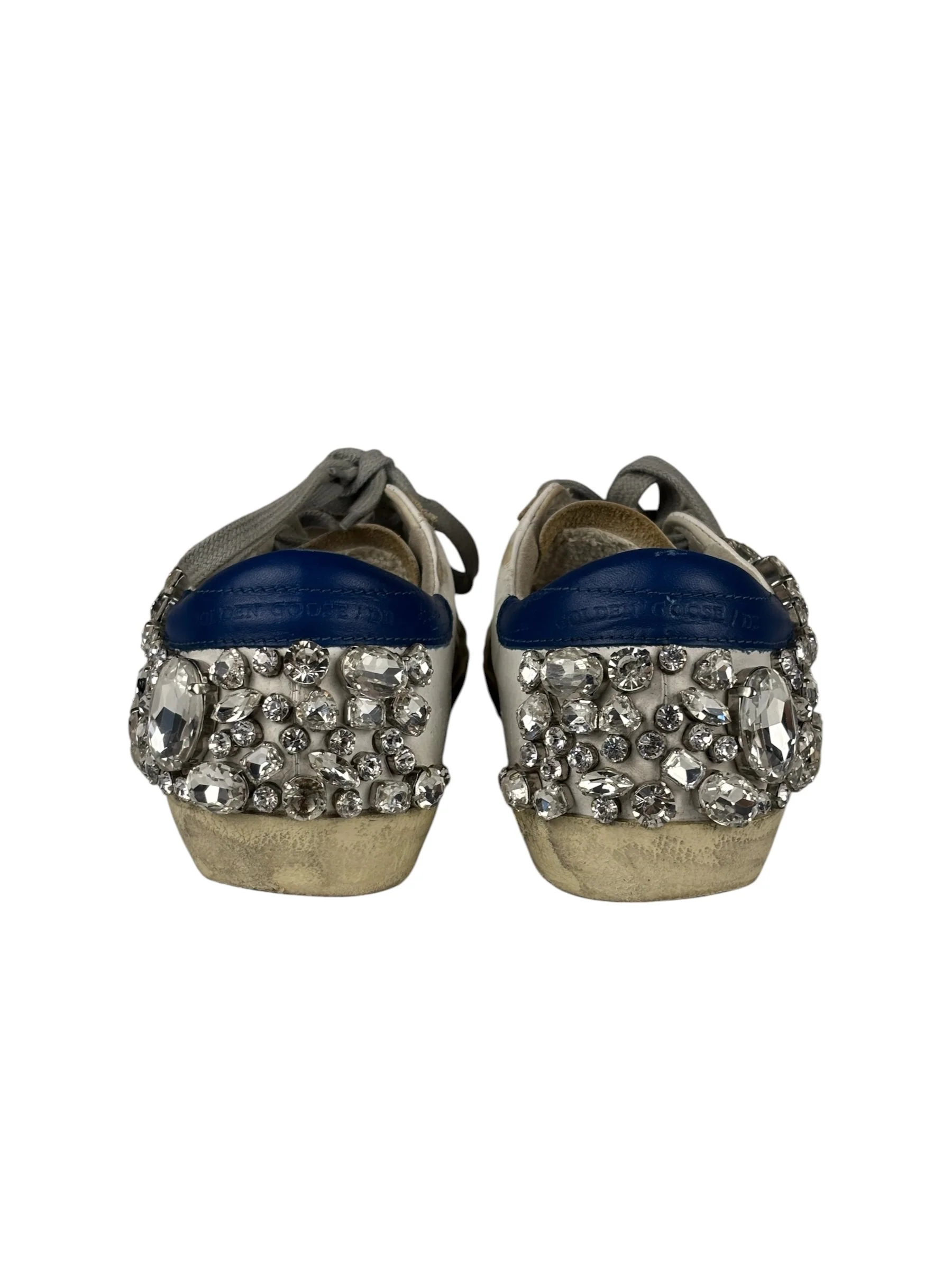 Golden Goose Superstar Sneakers Crystal Embellishments - Image 3