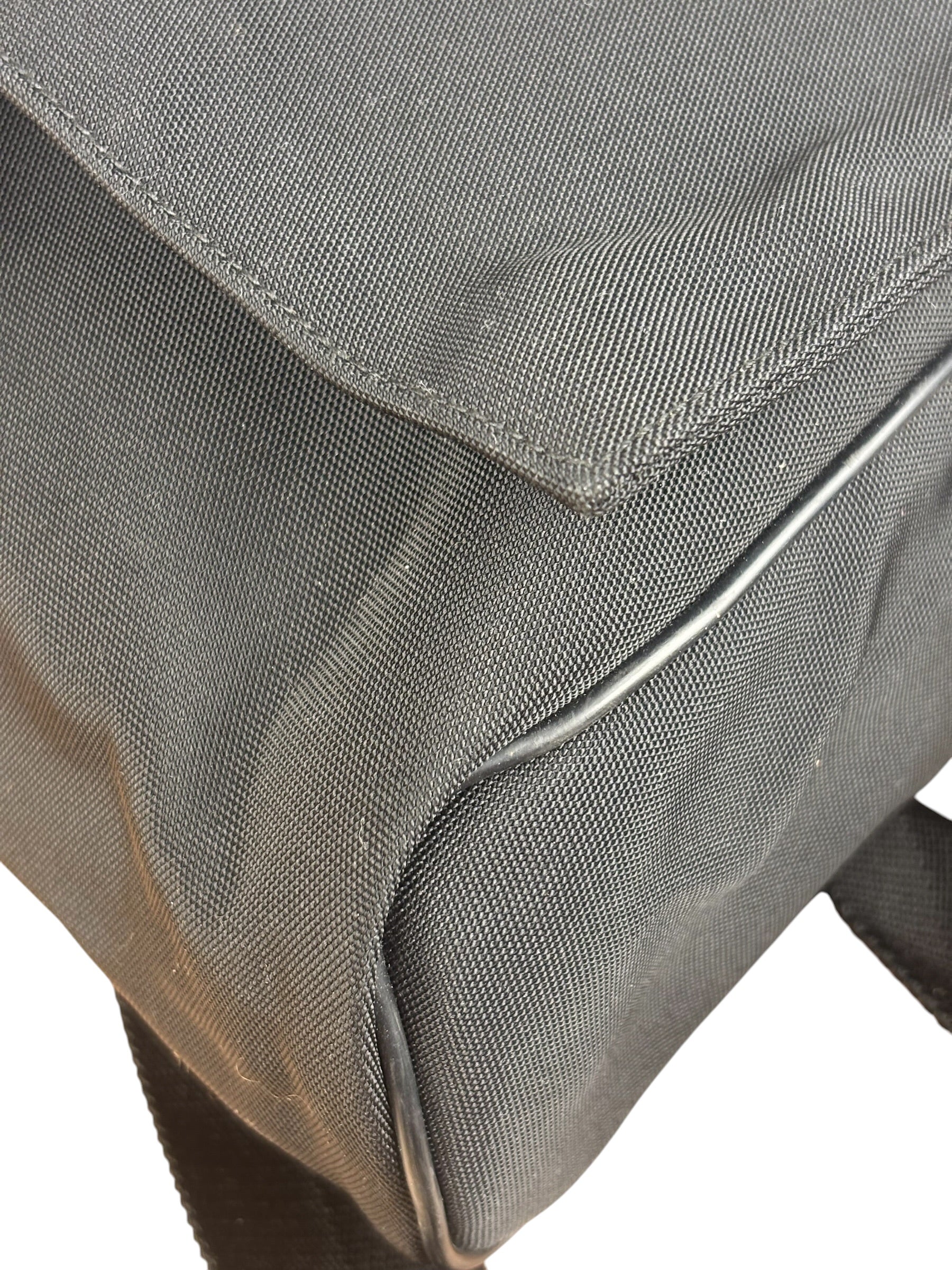 Gucci Black Canvas Flap Messenger Bag - Image 16