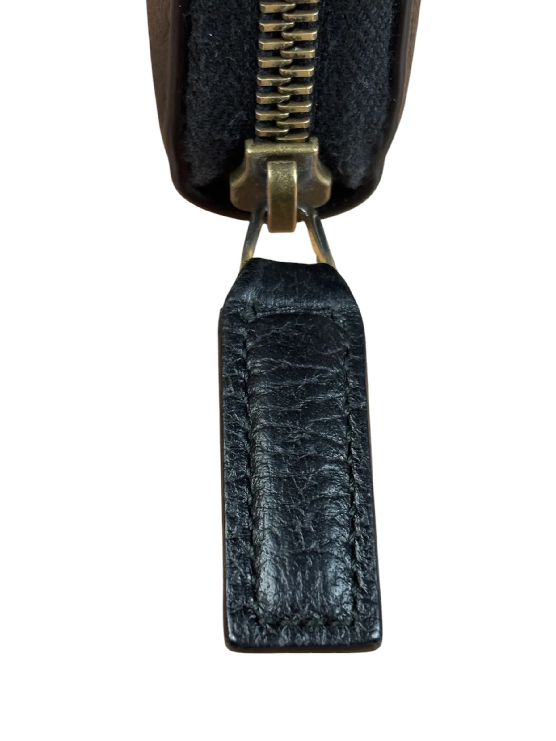 Gucci Black Leather Bee Long Zip Wallet - Image 12
