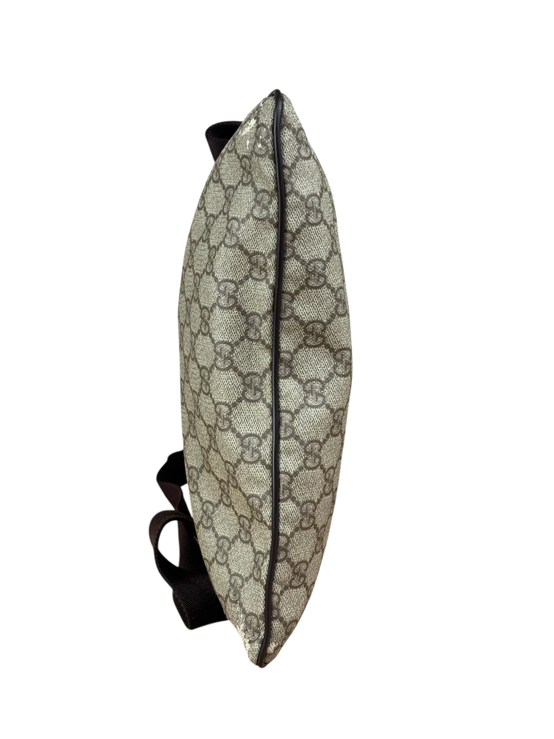 Gucci GG Supreme Canvas Flat Messenger Bag - Image 11
