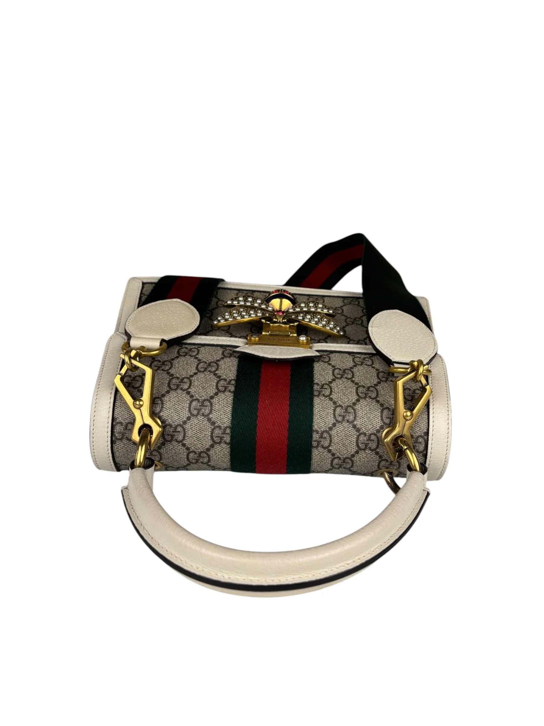 Gucci Leather Queen Margaret Small GG Top Handle Two-Way Bag - Image 6