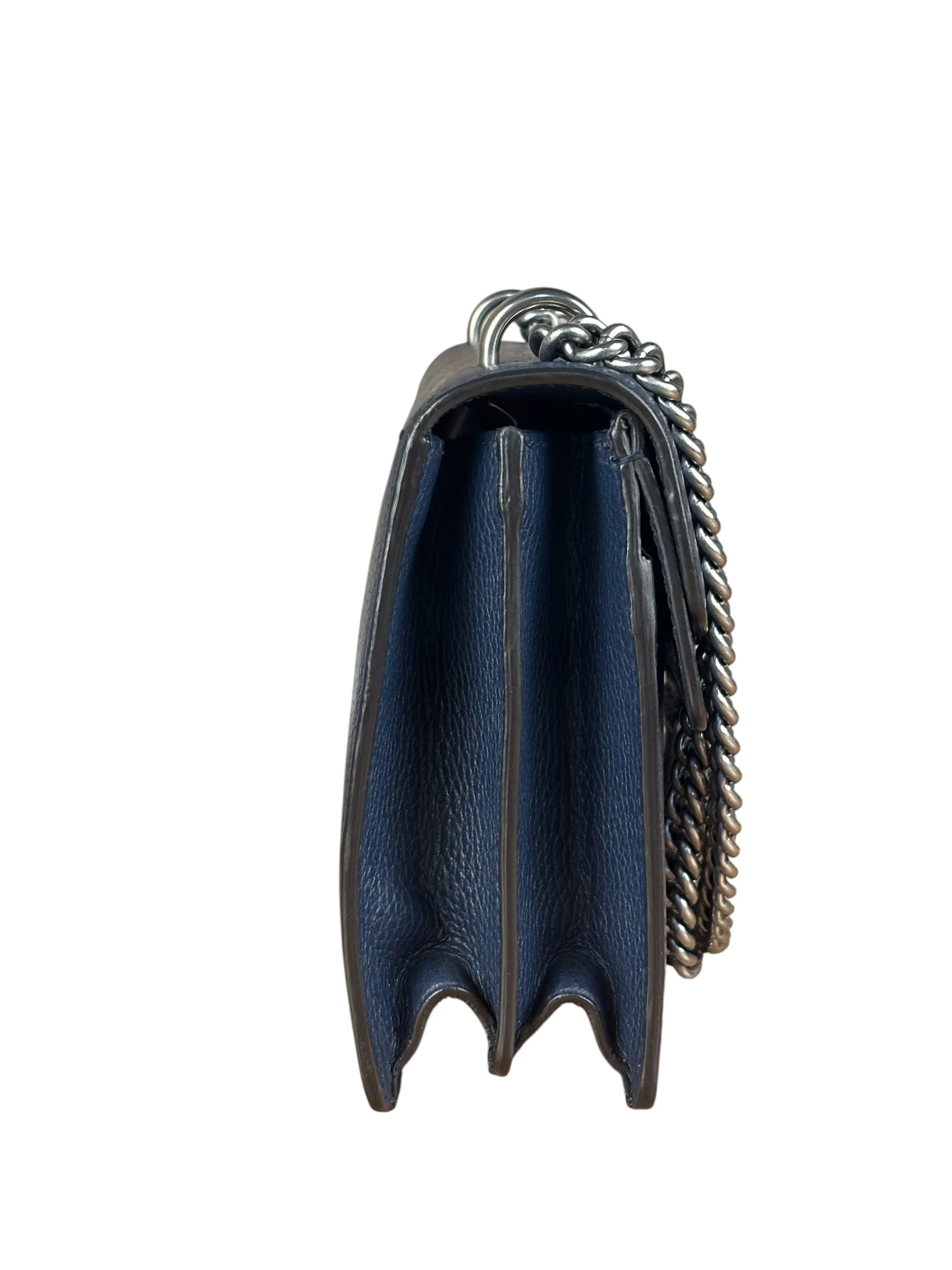 Gucci Navy Blue Dionysus Shoulder Bag - Image 5