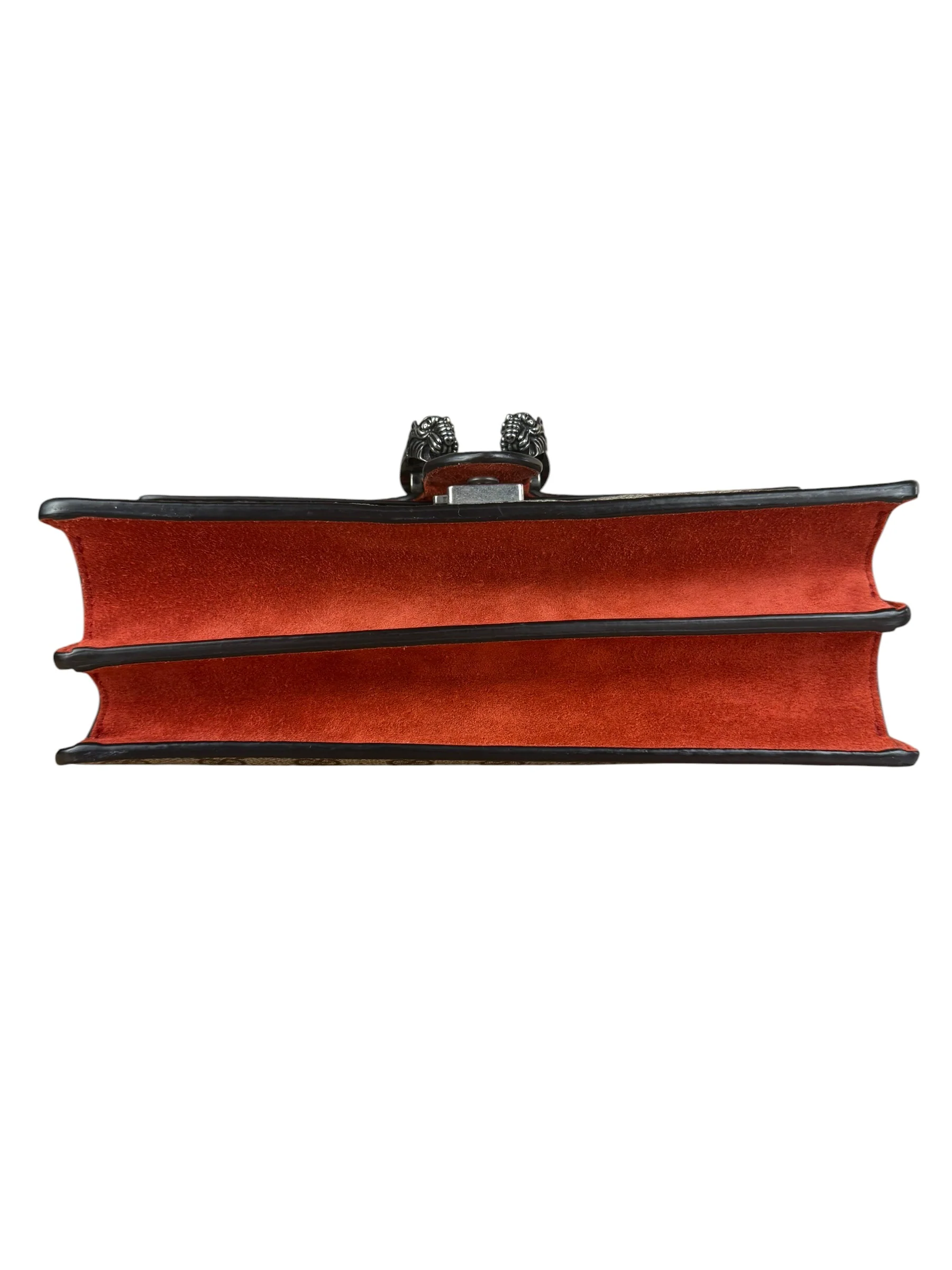 Gucci Red/Beige Dionysus GG Supreme Shoulder Bag - Image 8