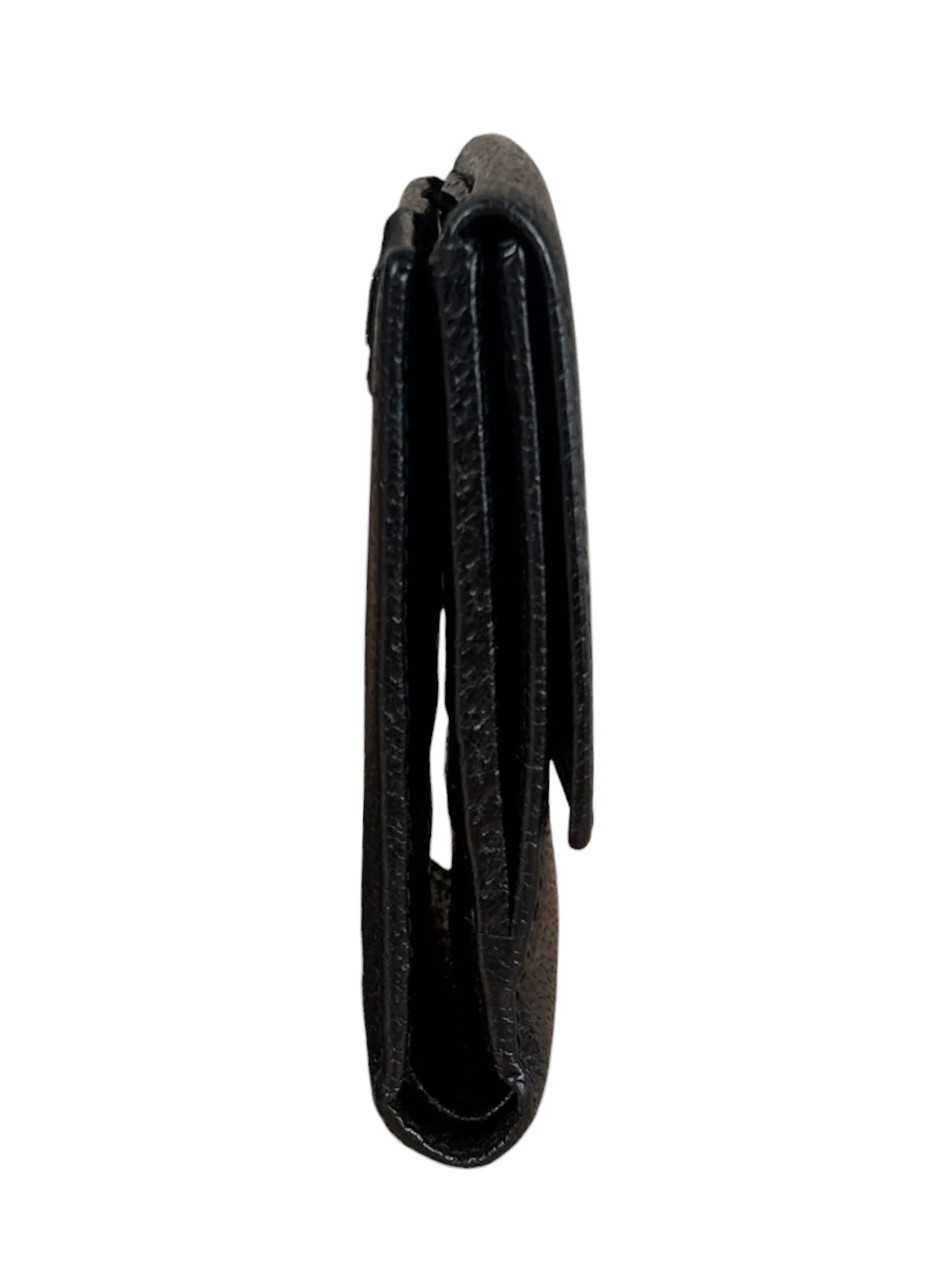 Gucci Vintage Black Leather Bi-Fold Wallet - Image 3