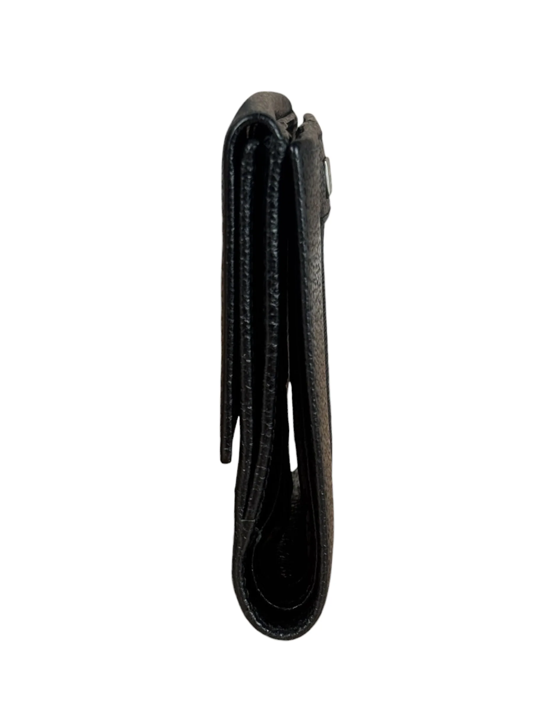 Gucci Vintage Black Leather Bi-Fold Wallet - Image 4