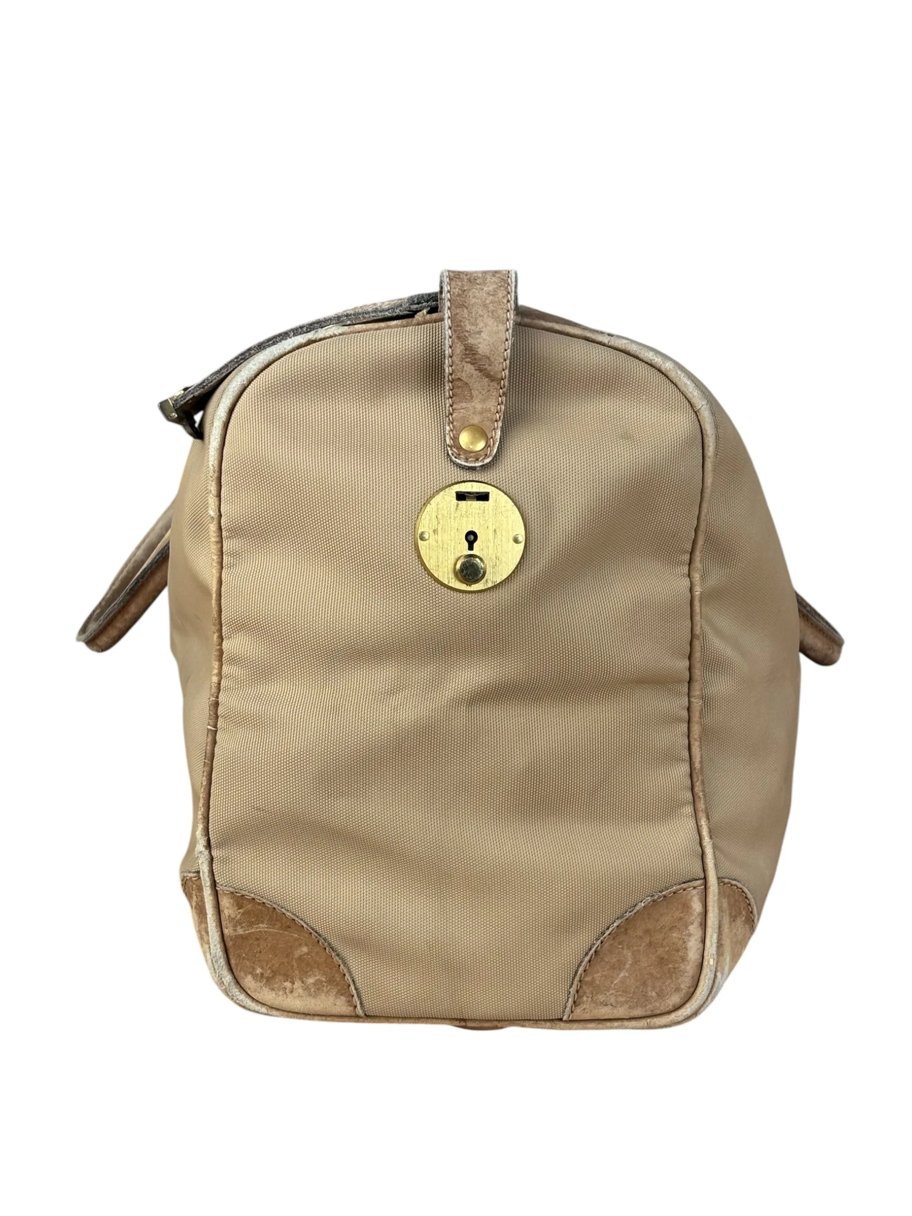 Gucci Vintage Canvas Duffle Bag - Image 7
