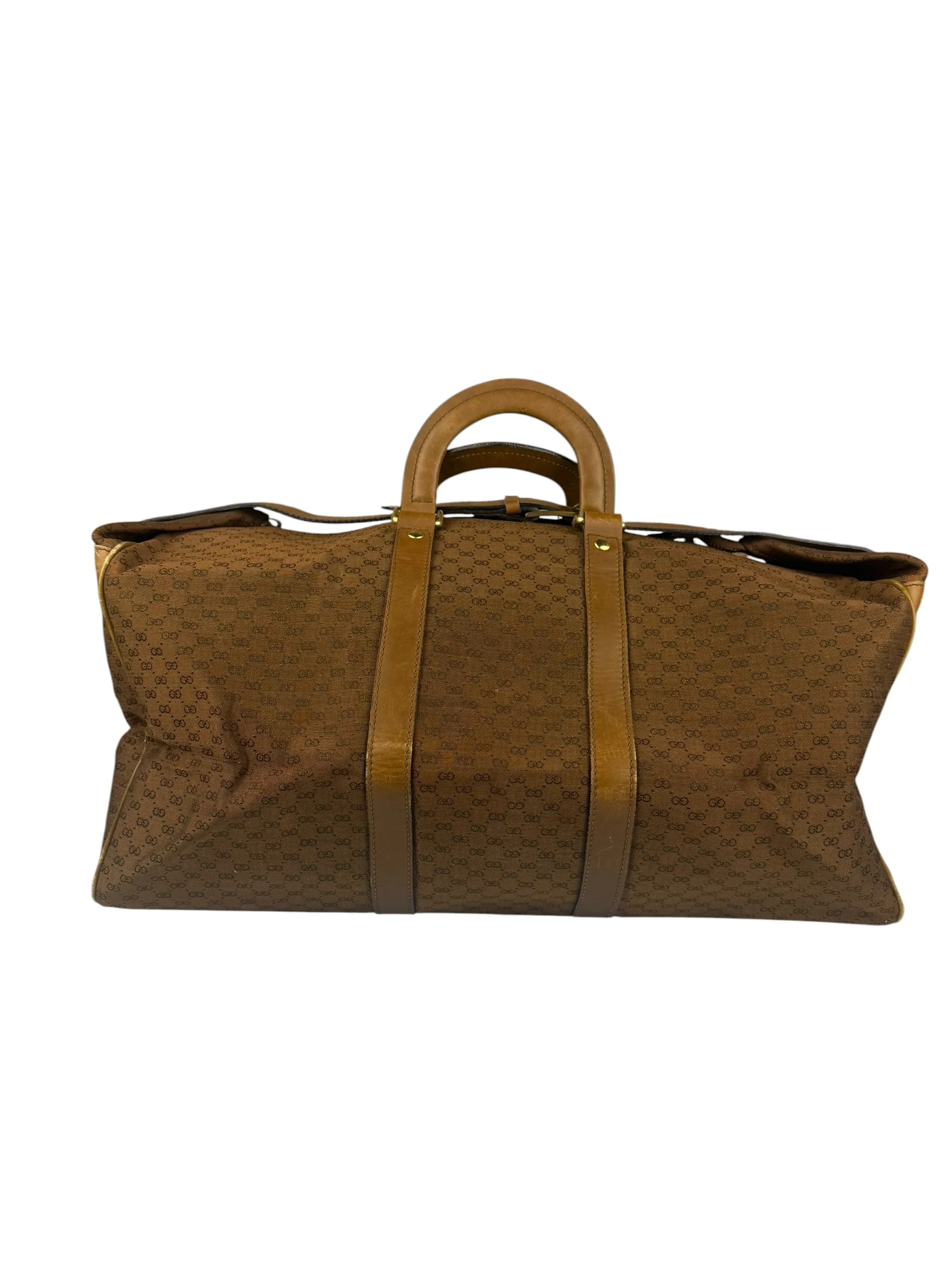 Gucci Vintage Micro GG Travel Bag - Image 11