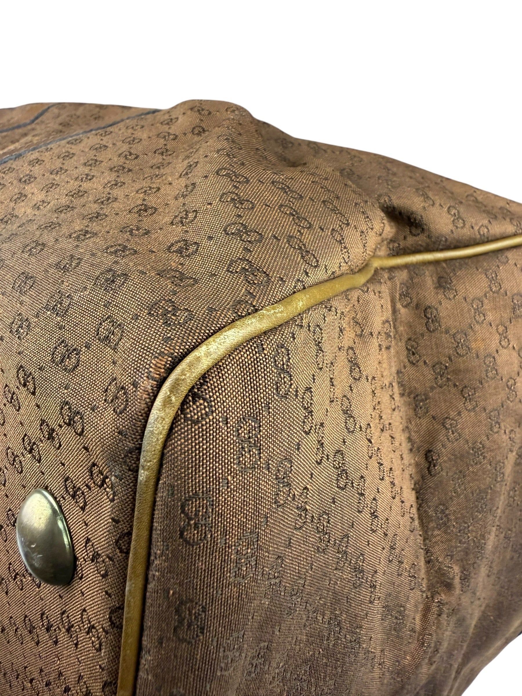 Gucci Vintage Micro GG Travel Bag - Image 22
