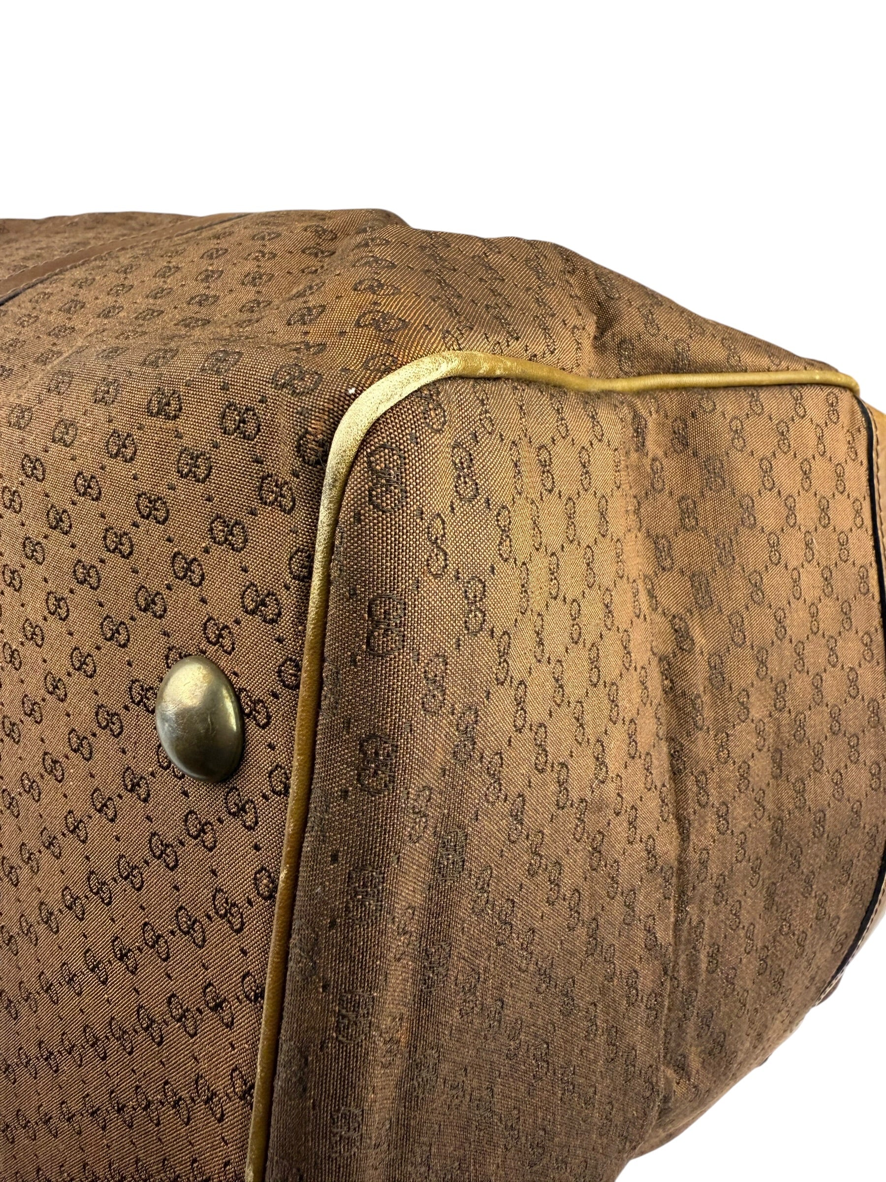Gucci Vintage Micro GG Travel Bag - Image 23